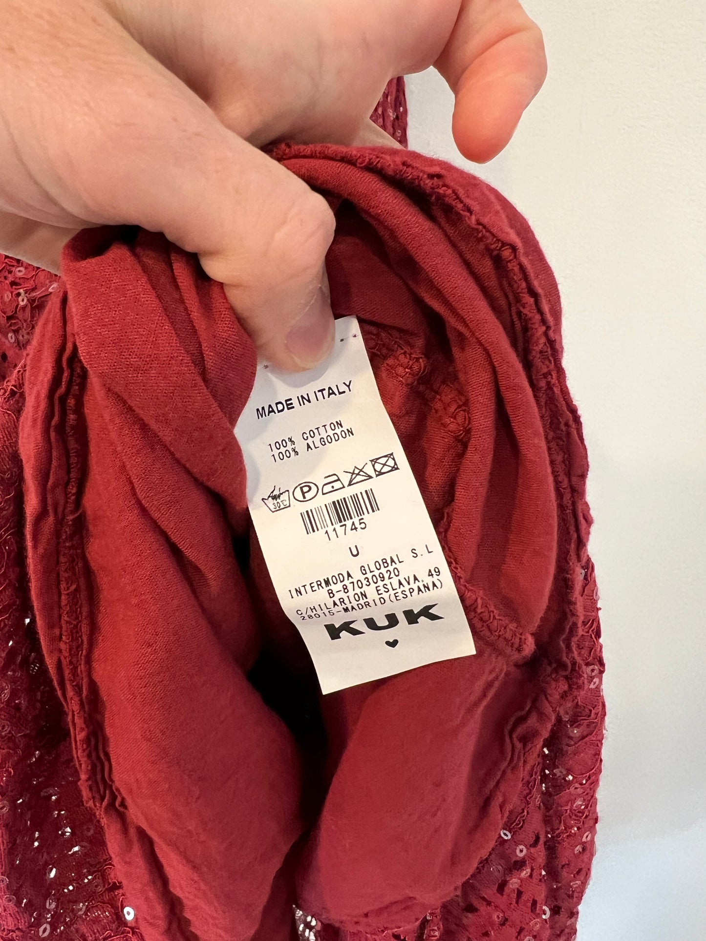 KUK. Falda midi lentejuelas. T U (S/M)