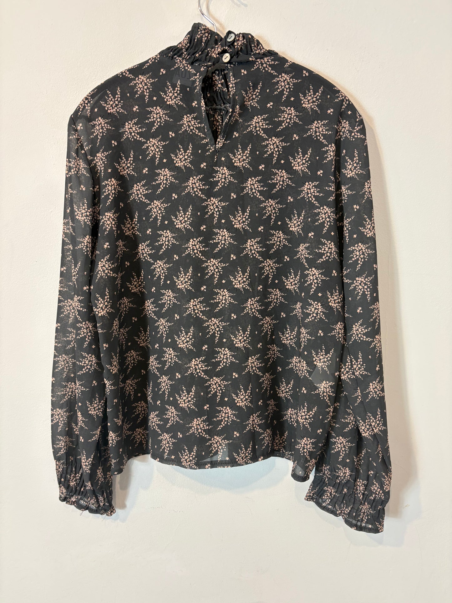 ZÚA. Blusa gris estampada