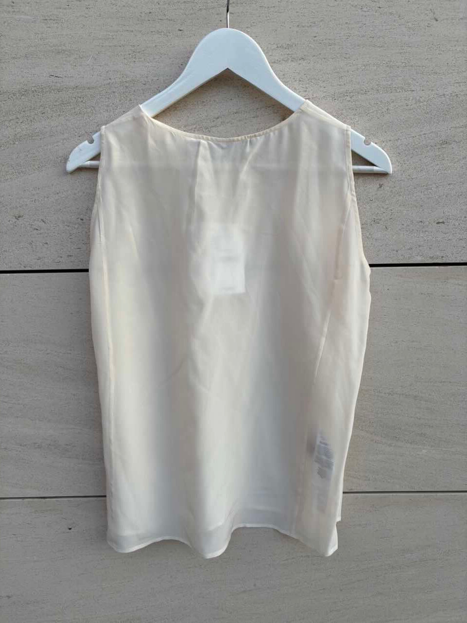 COMPTOIR DES COTONNIERS. Top beige seda