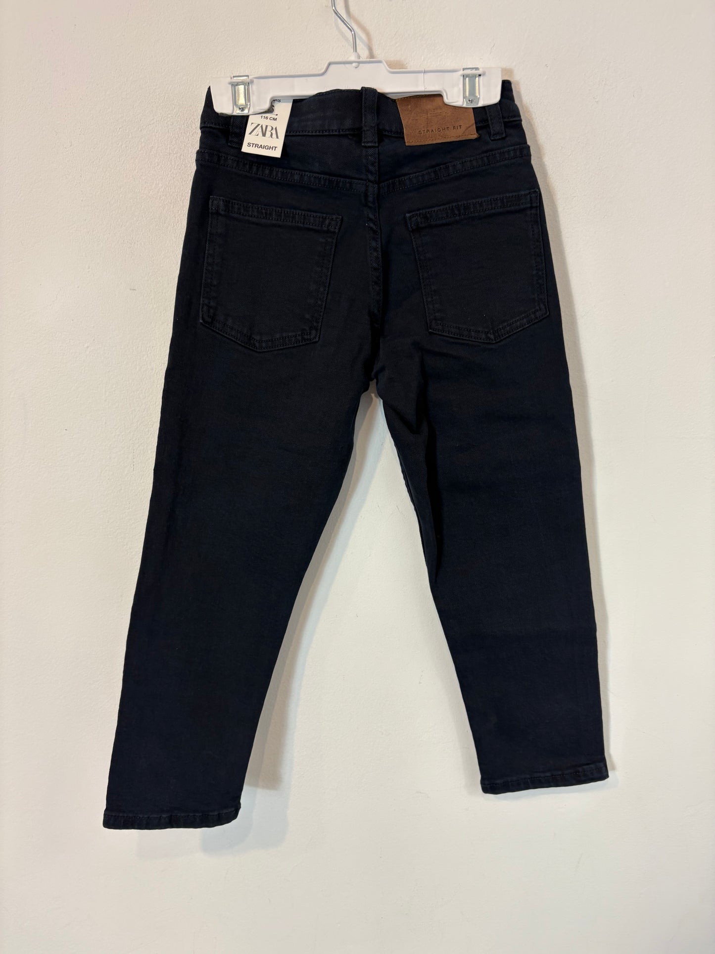 ZARA. Denim slim elastico azul. T 6 años