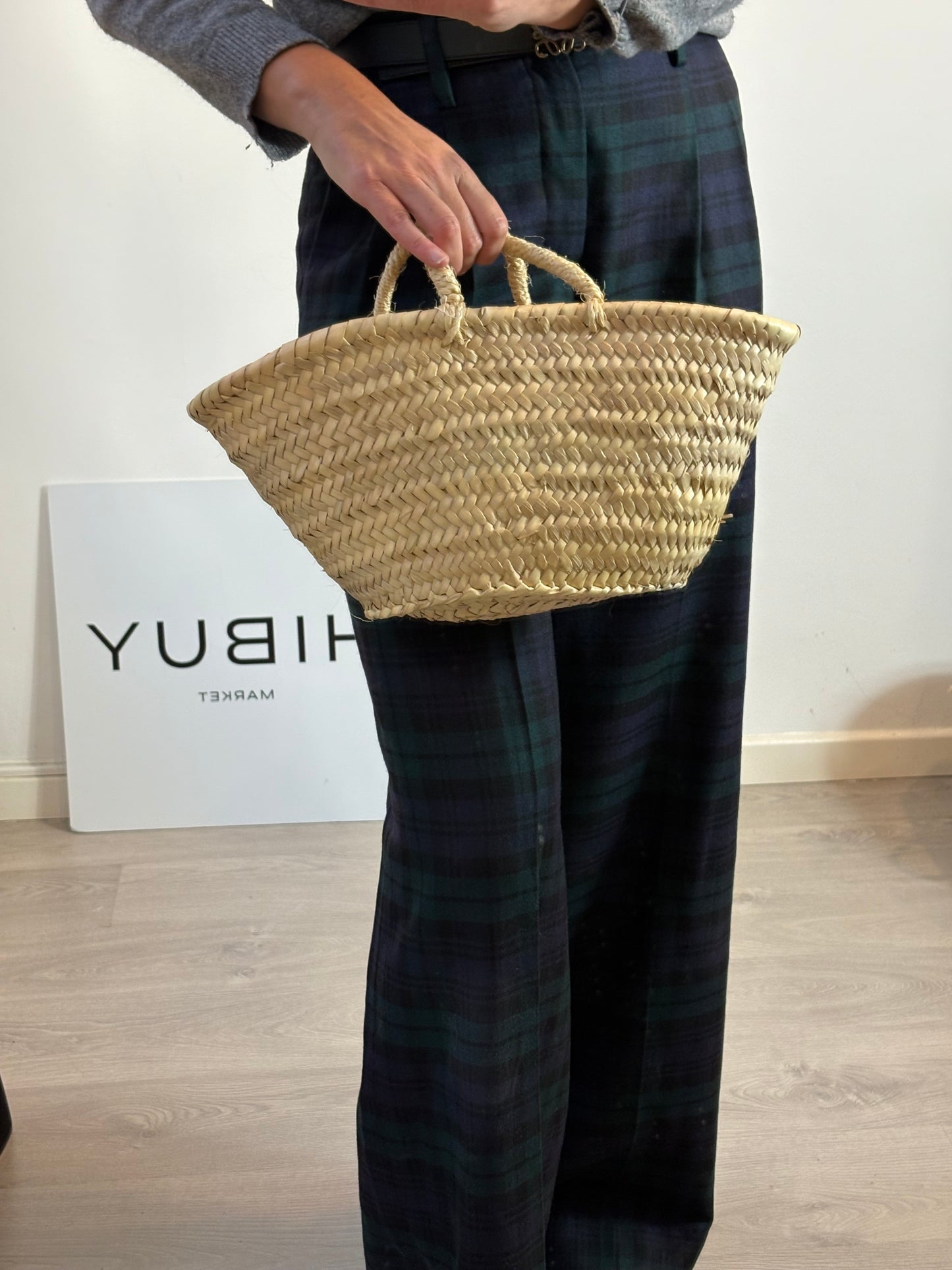 OTRAS. Capazo rafia mini