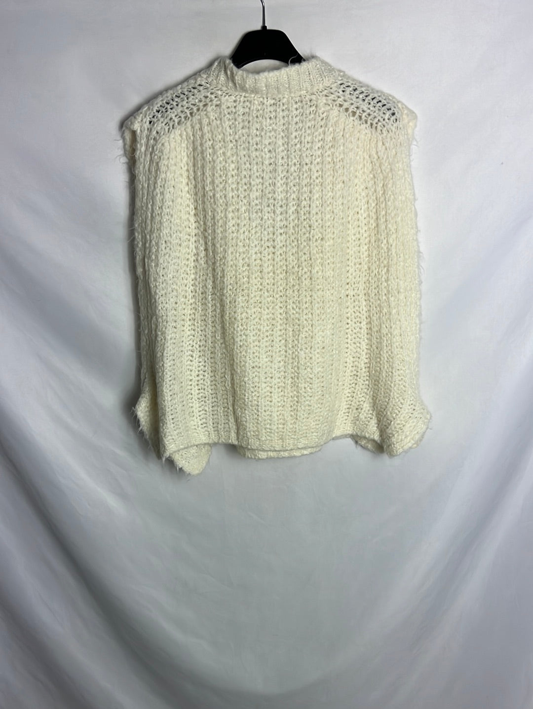 LA PERCHA. Chaleco beige Tu(s)