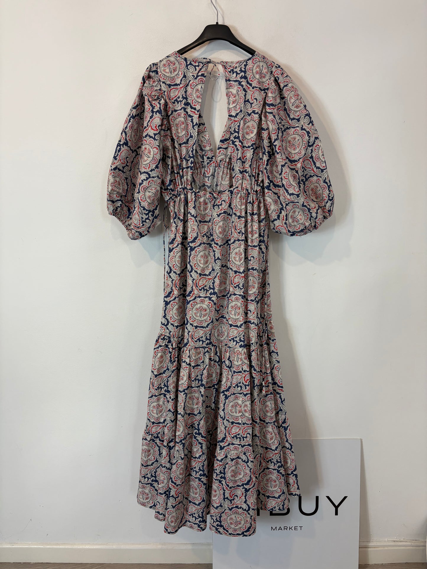 CHUFY X MANGO. Vestido largo estampado