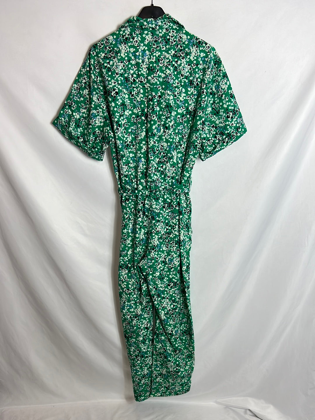 ZARA. Mono verde estampado . T M