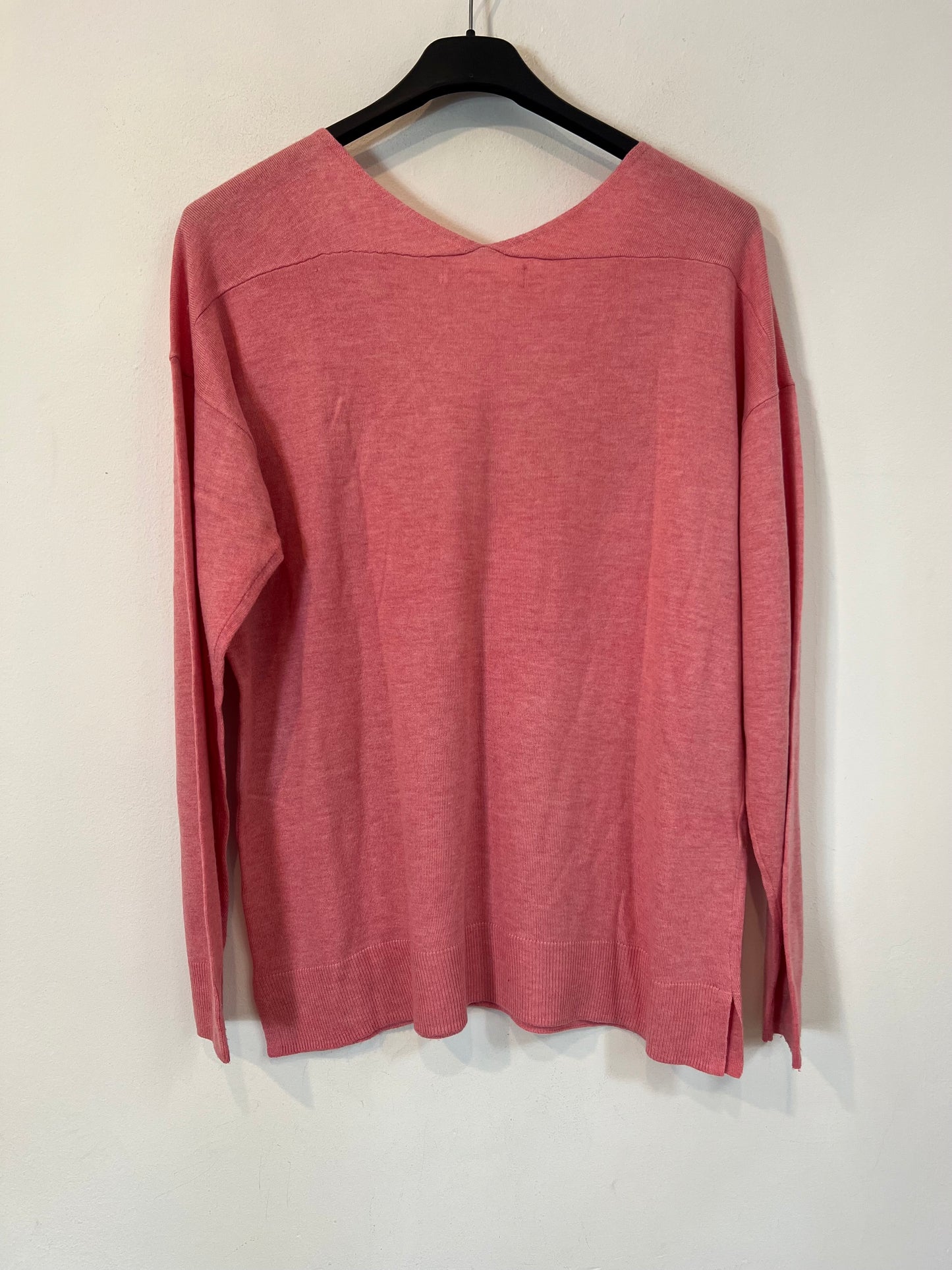 MANGO. Jersey rosa fino T.m