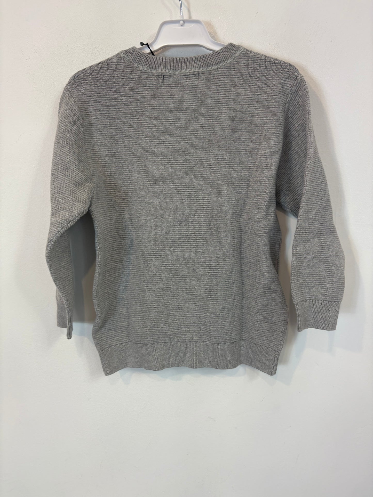 ZARA. Jersey gris textura. T 7 años