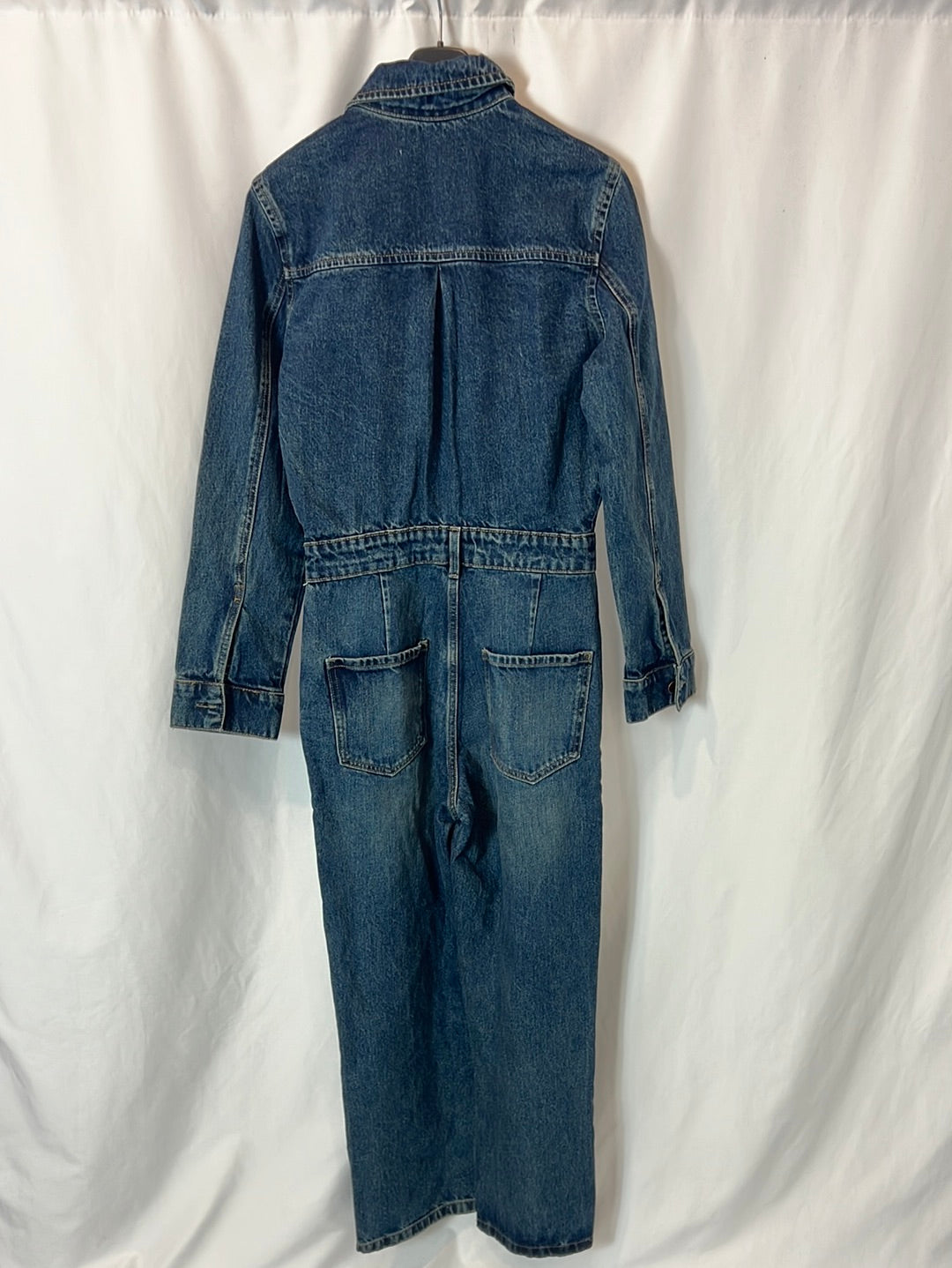 ZARA. Mono denim oscuro T.s