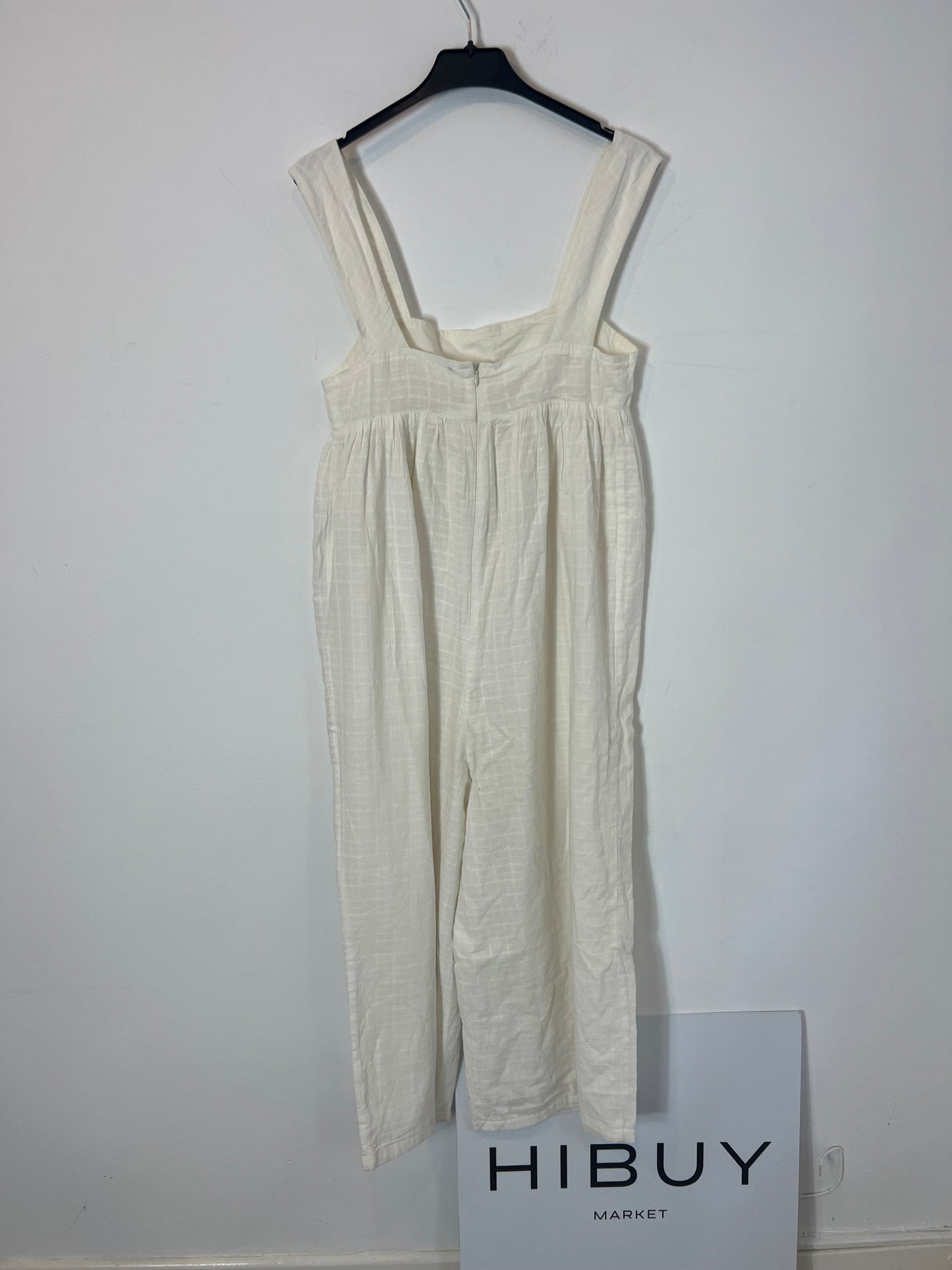 OTHERS. Beige flowy jumpsuit with straps YOUR(s)