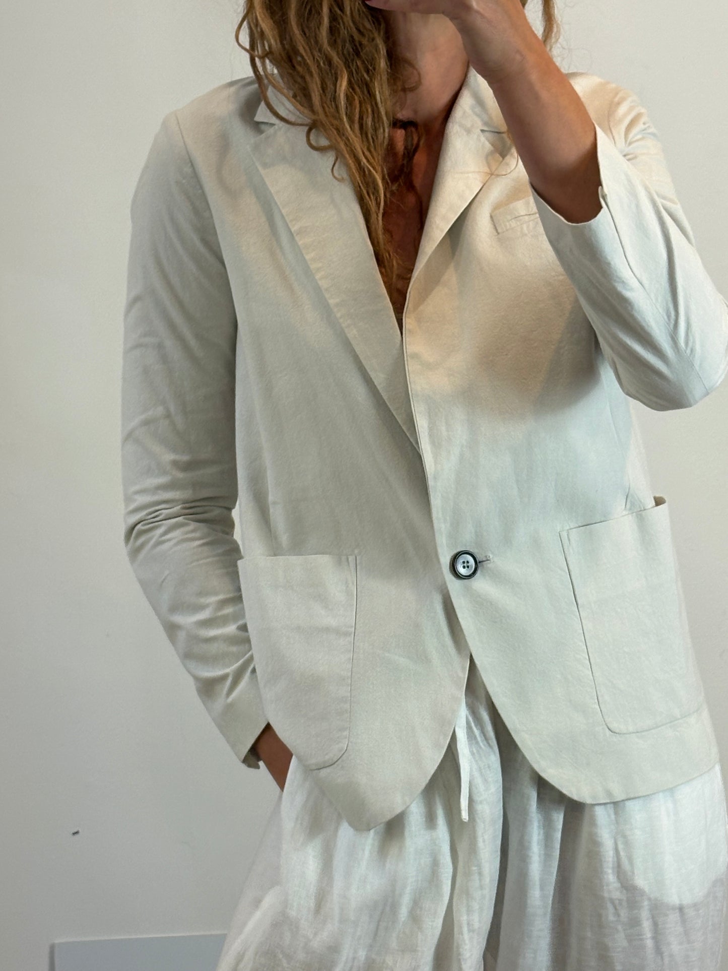 ISABEL MARANT ÉTOILE. Blazer ligera algodón