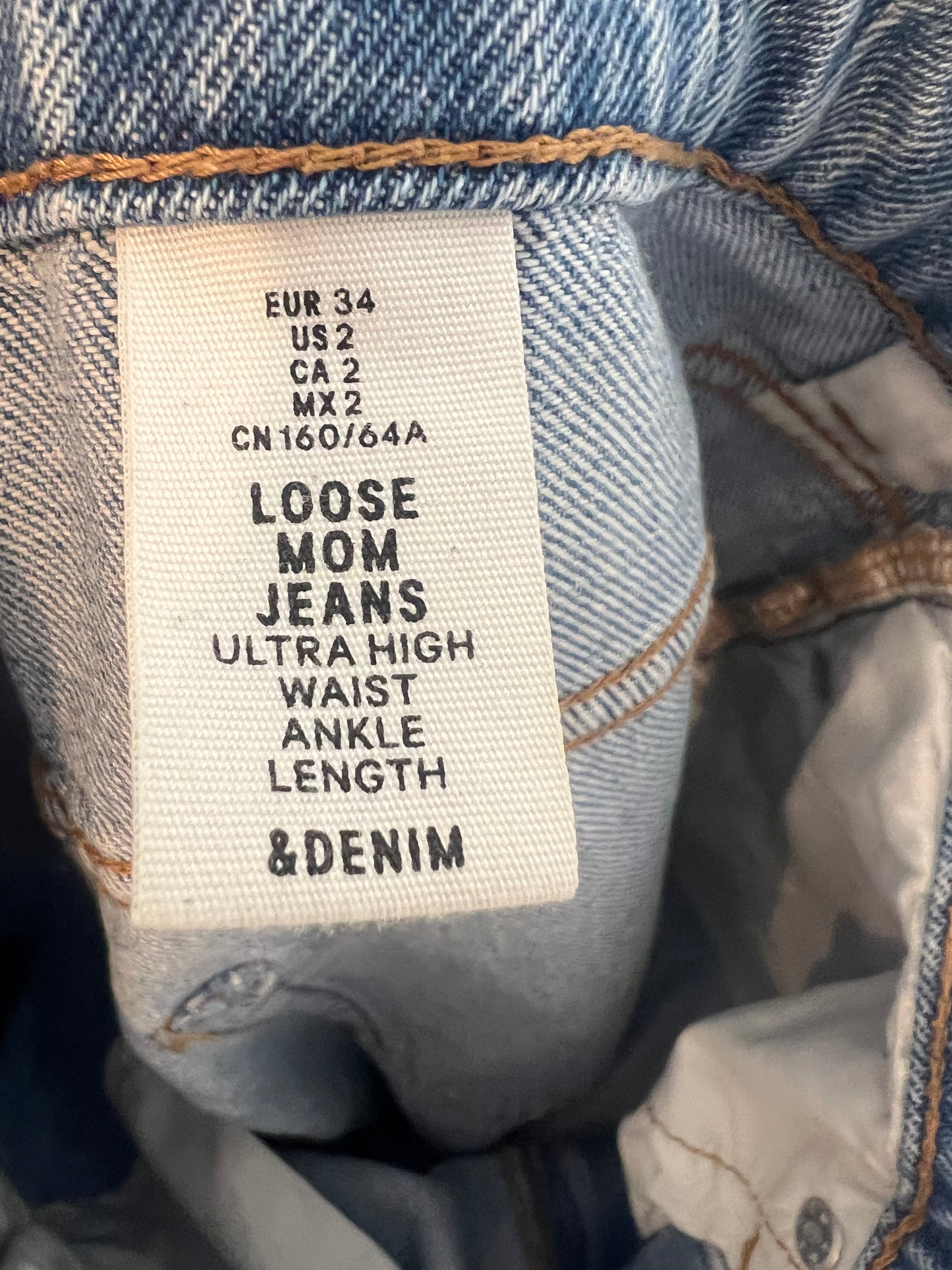 OTRAS. Denim mom fil. T 34