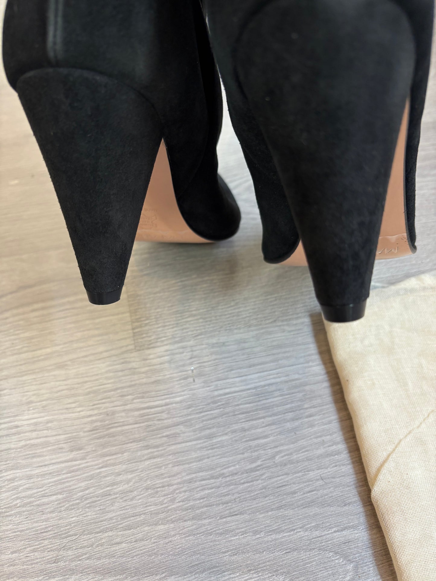 MALABABA. Botas altas negras piel