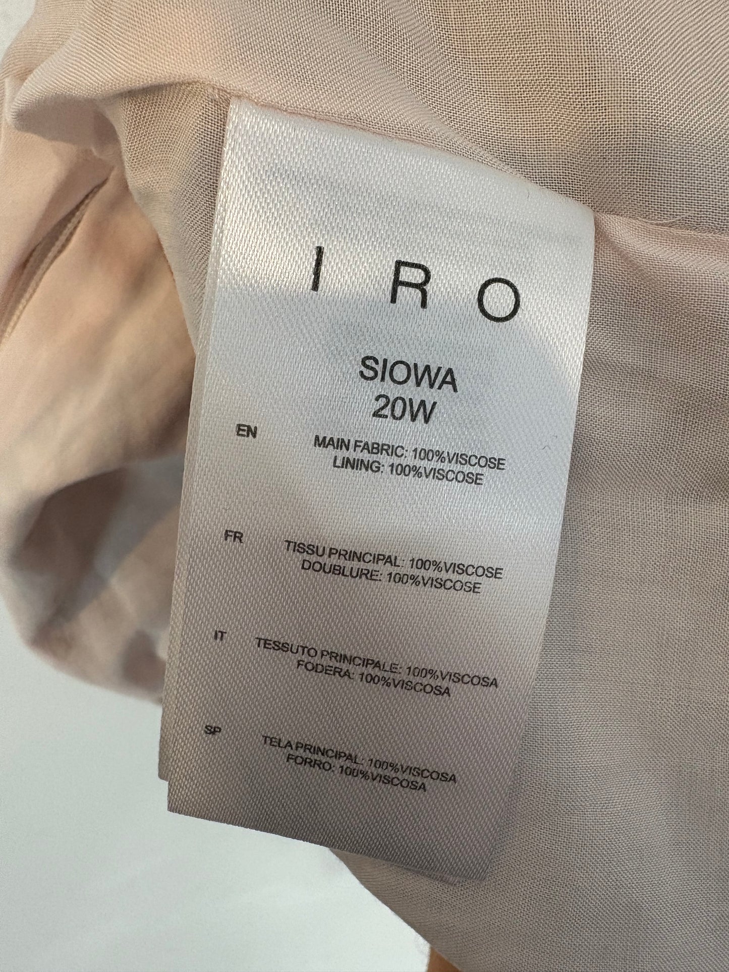 IRO. Falda corta fluida estampada