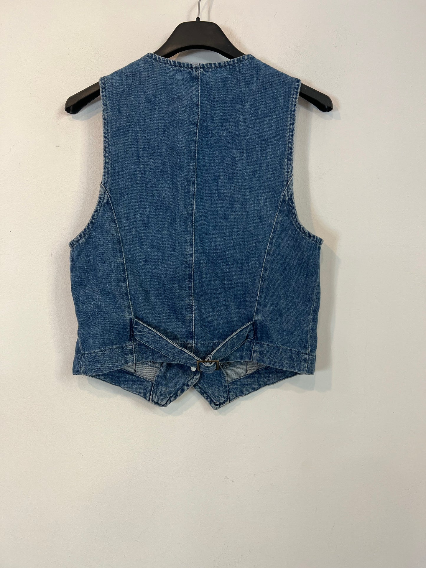 ZARA. Chaleco denim botones T.xs