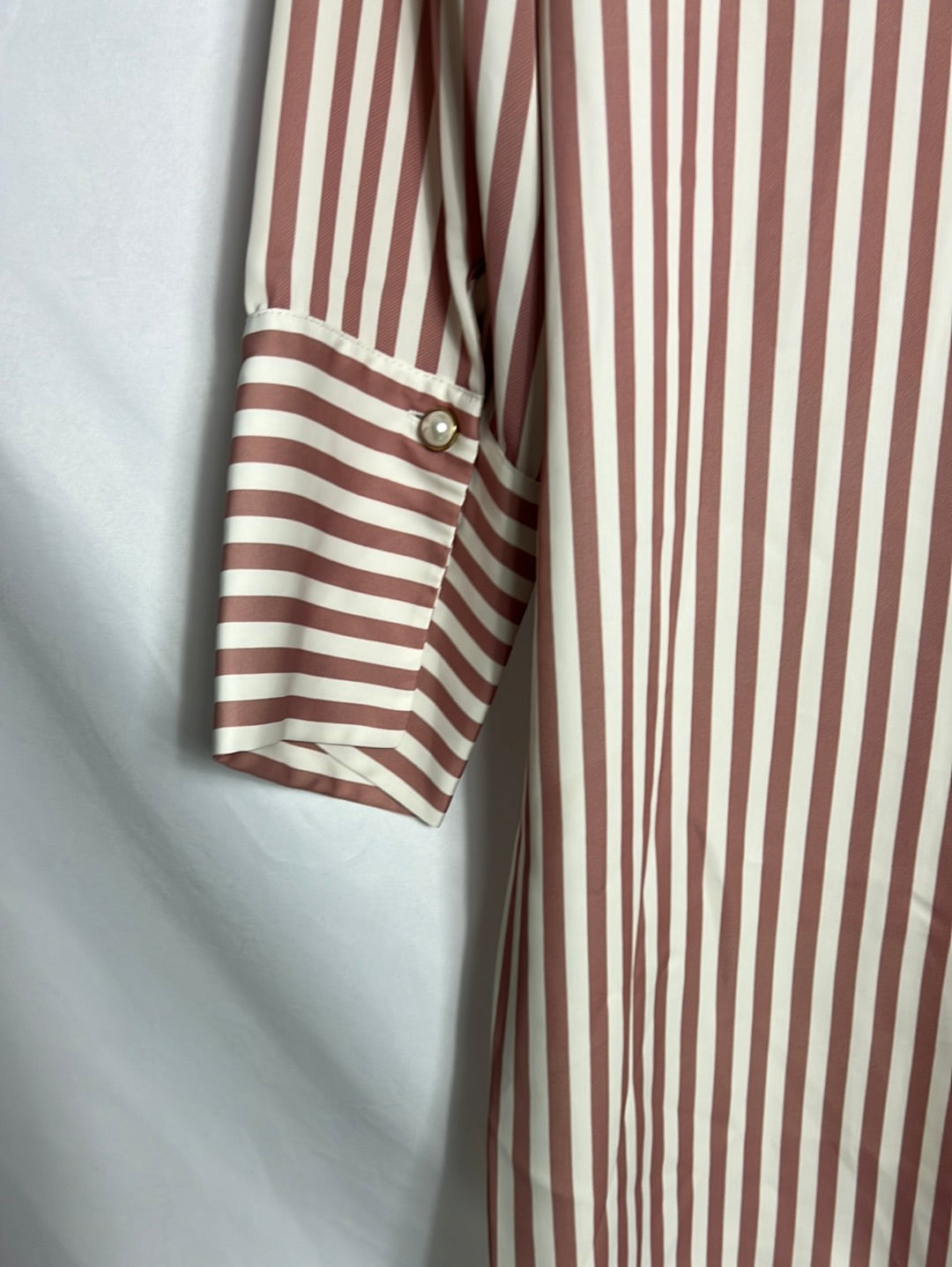 ZARA. Short striped satin dress. TM