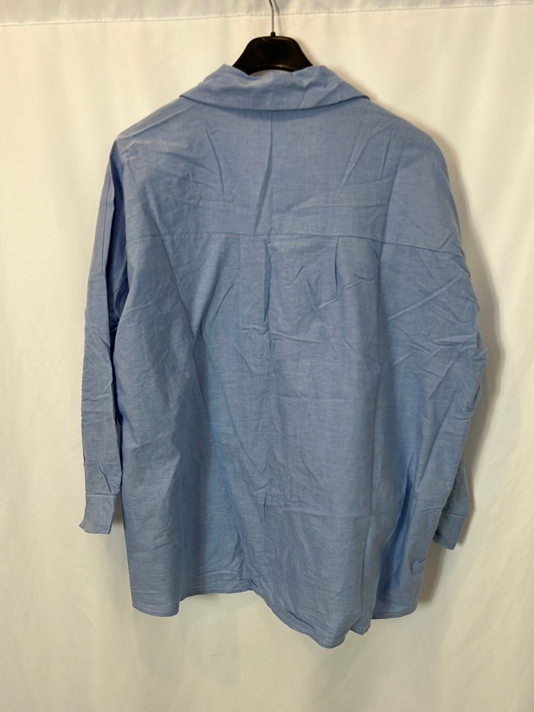 CARLOTA&CO. camisa azul estilo Oxford T.l