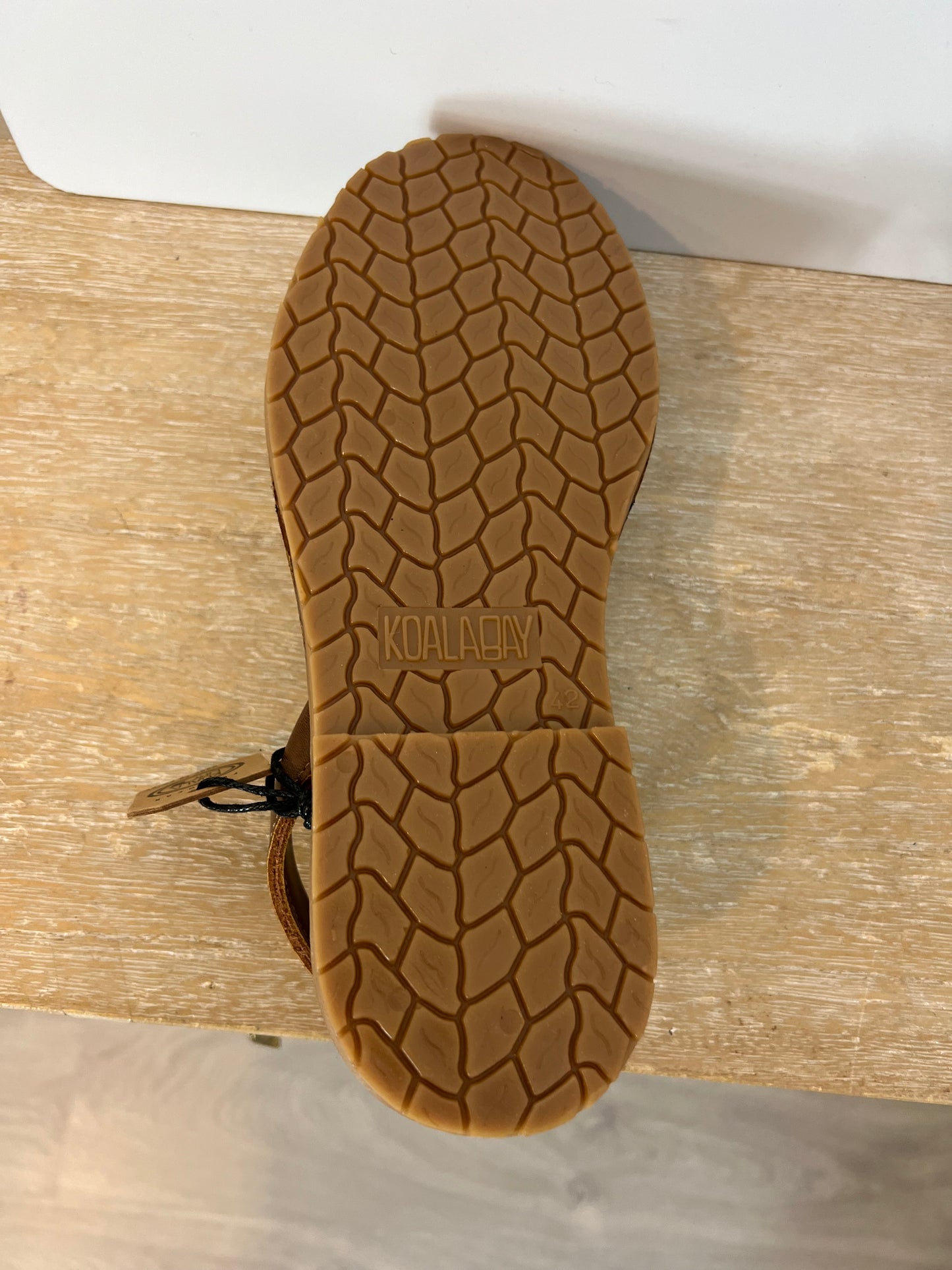 KOALABAY. Menorquinas piel azul. T 42