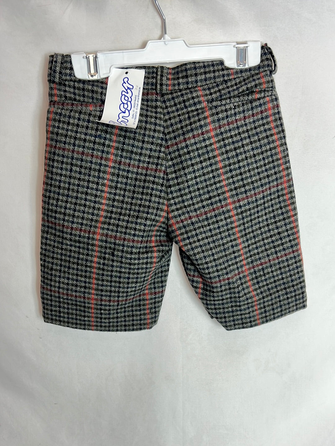 ANCAR. Pantalón corto cuadros niño