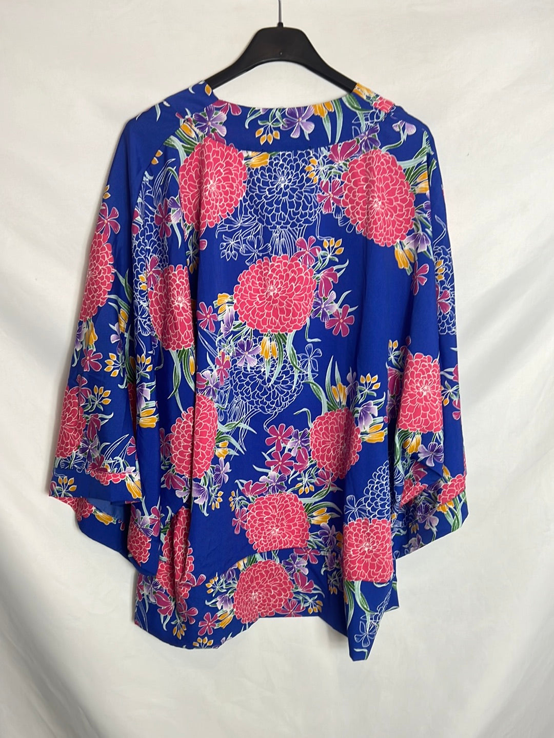 PRIMARK. Kimono azul flores. T M