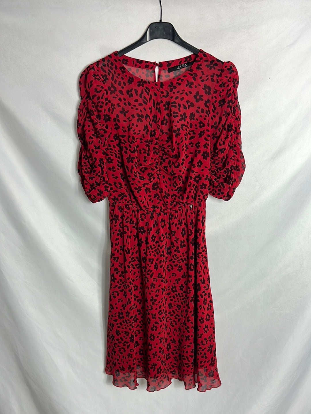 guess red and black dress Women's G by Guess Dress Red Black Colorblock Size Small S Bodycon