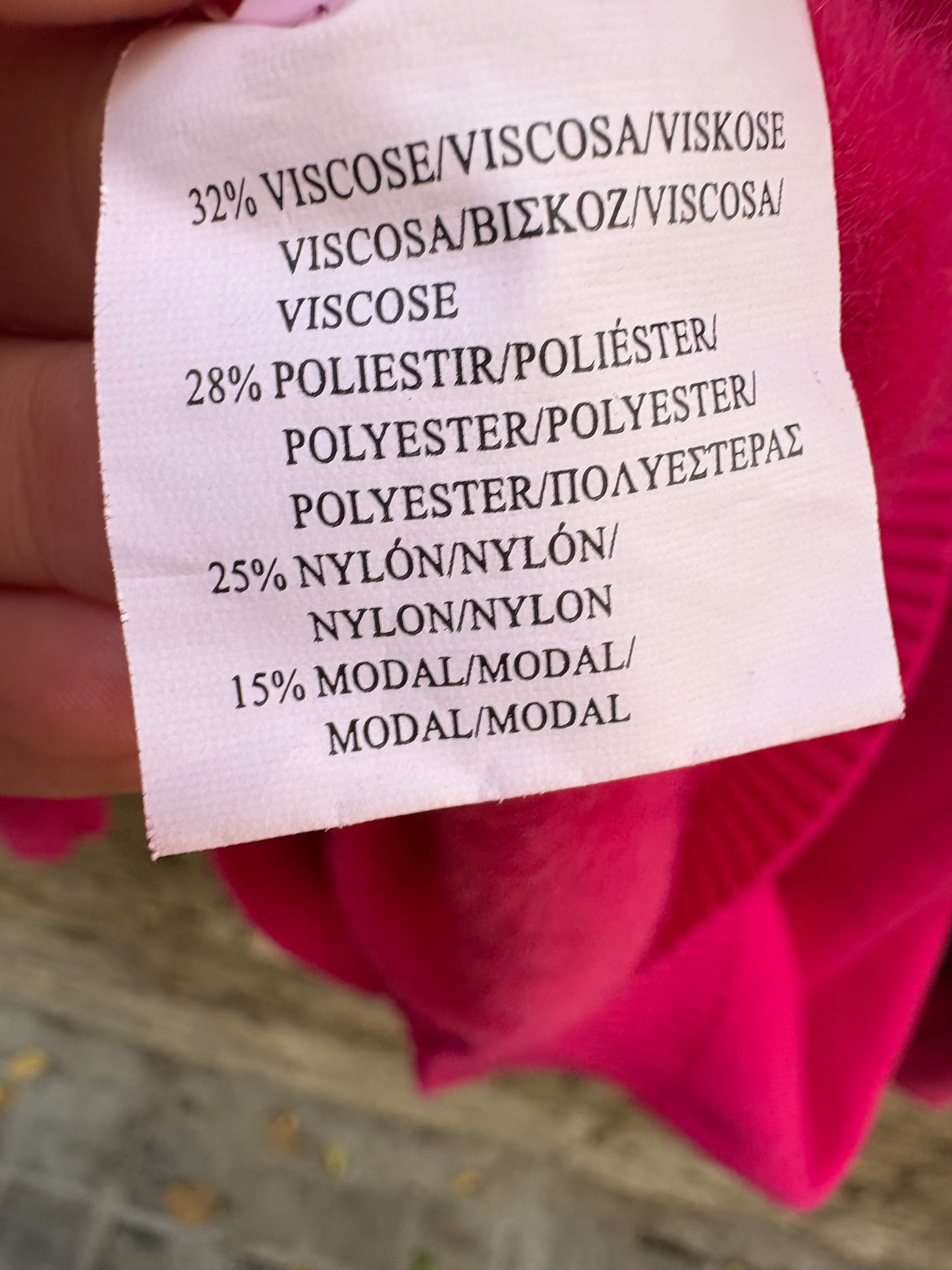 OTRAS. Jersey fucsia perkins