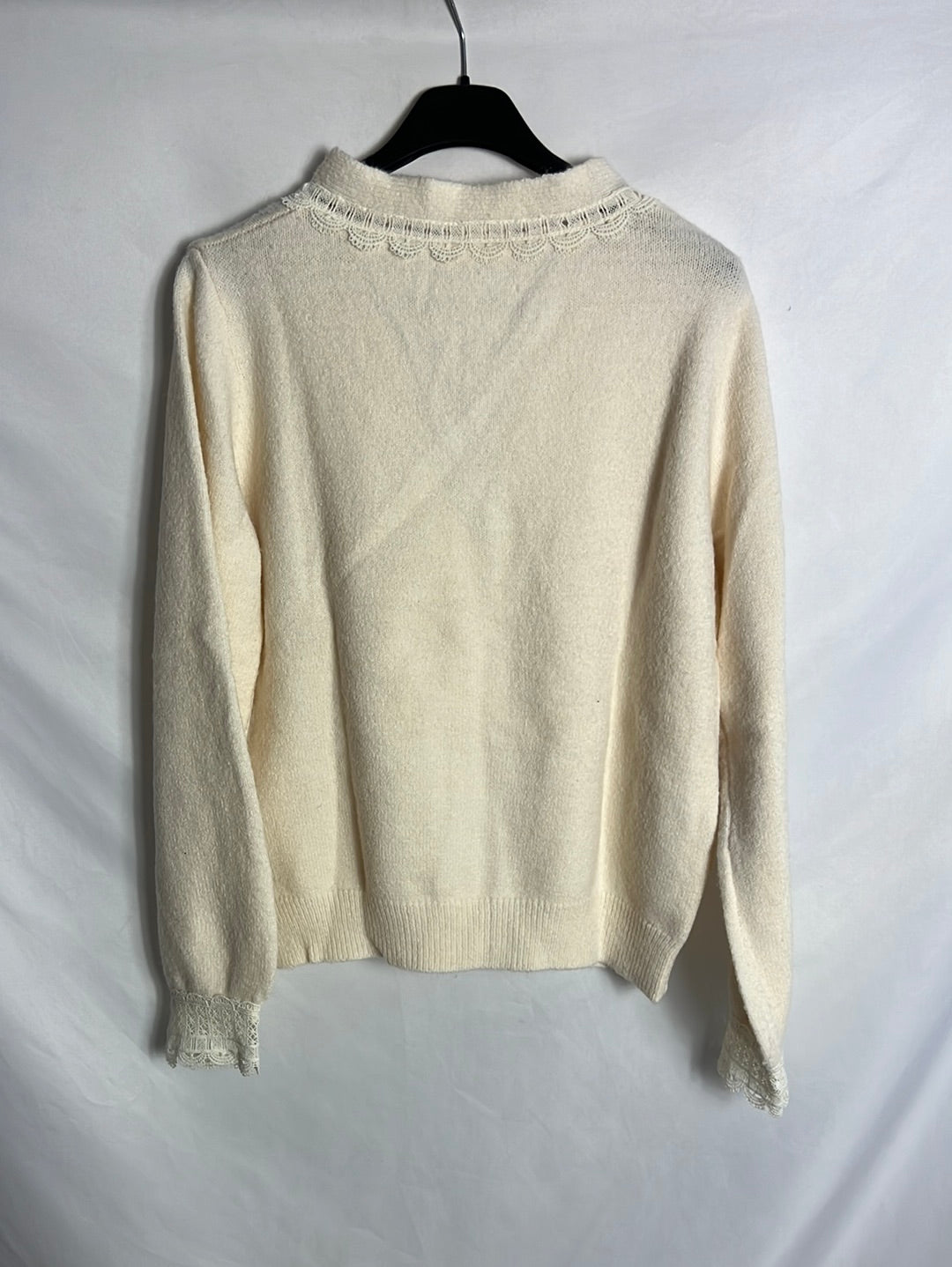 Y. TWO. Rebeca beige claro detalles. TU (s/m)