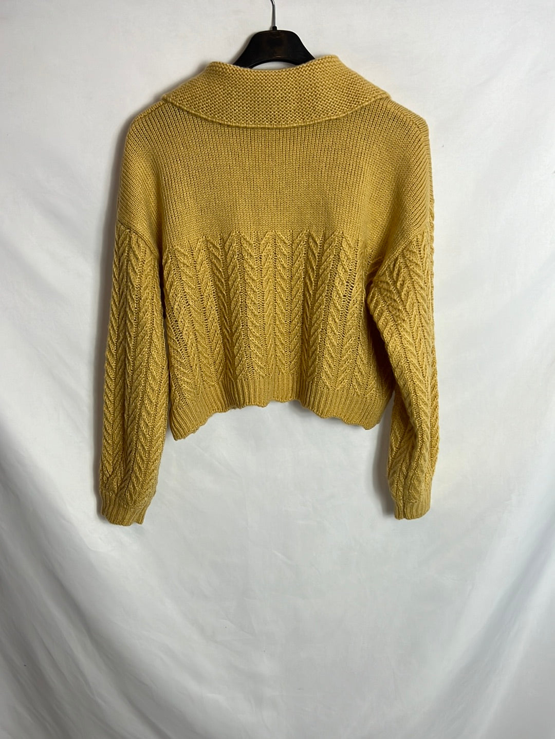 BBWMWOMAN. Jersey polero mostaza T.m