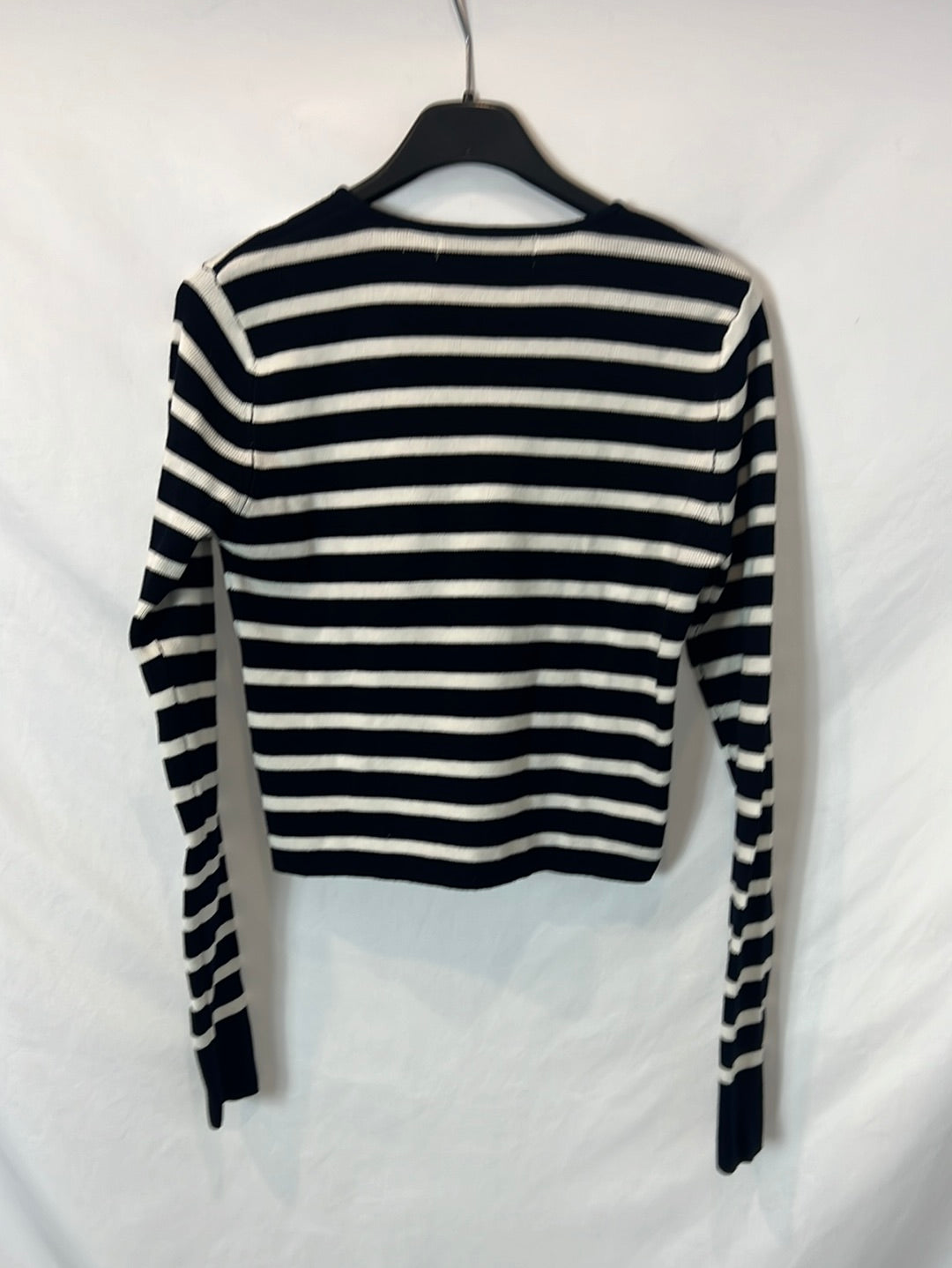 ZARA. Jersey cortito rayas T.m