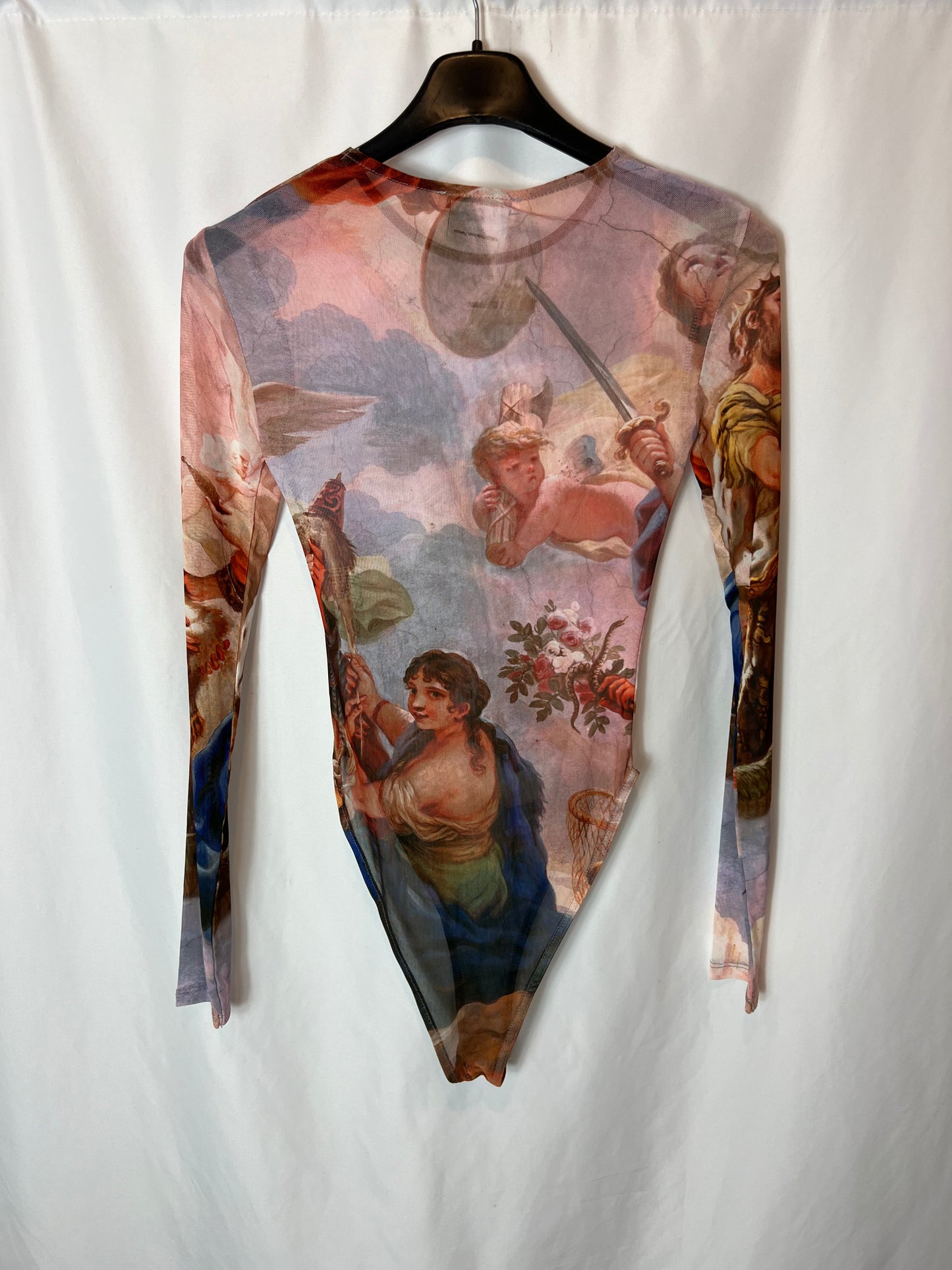 ZARA. Printed mesh bodysuit Ts