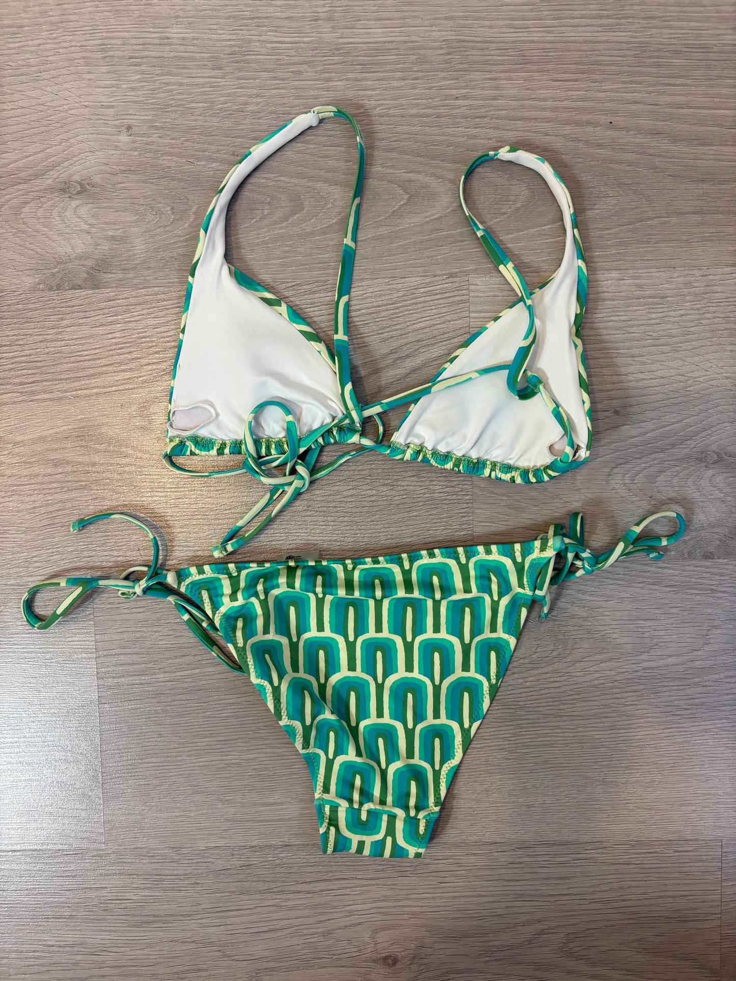 ROBIN. Bikini estampado geométrico