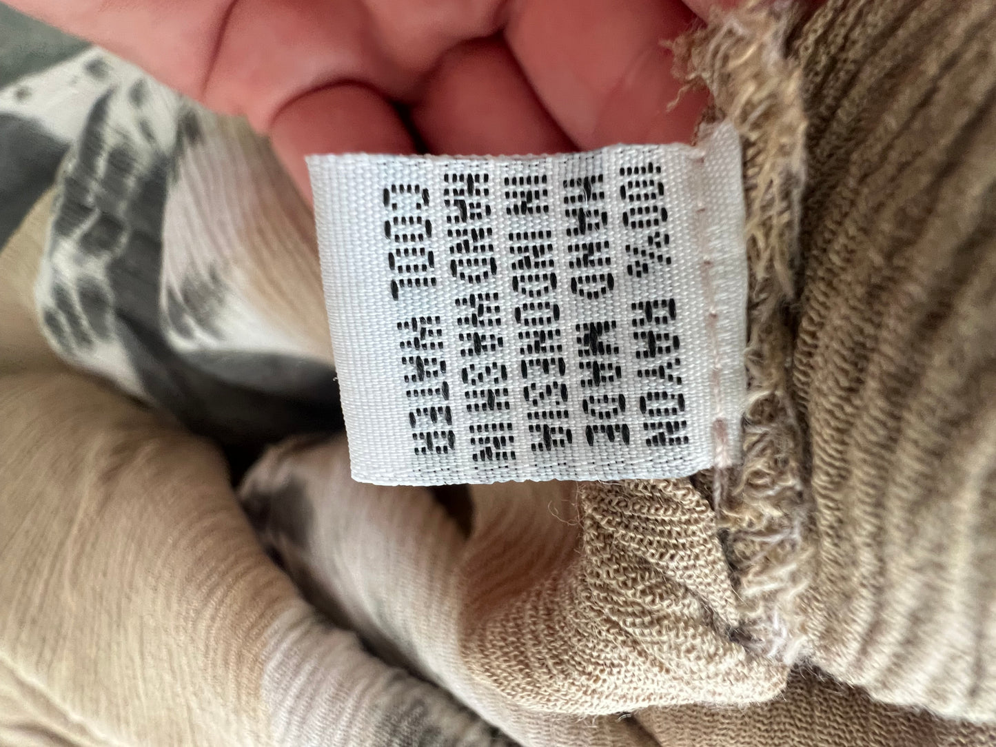 OTHERS. Long tan shell dress. TS/M