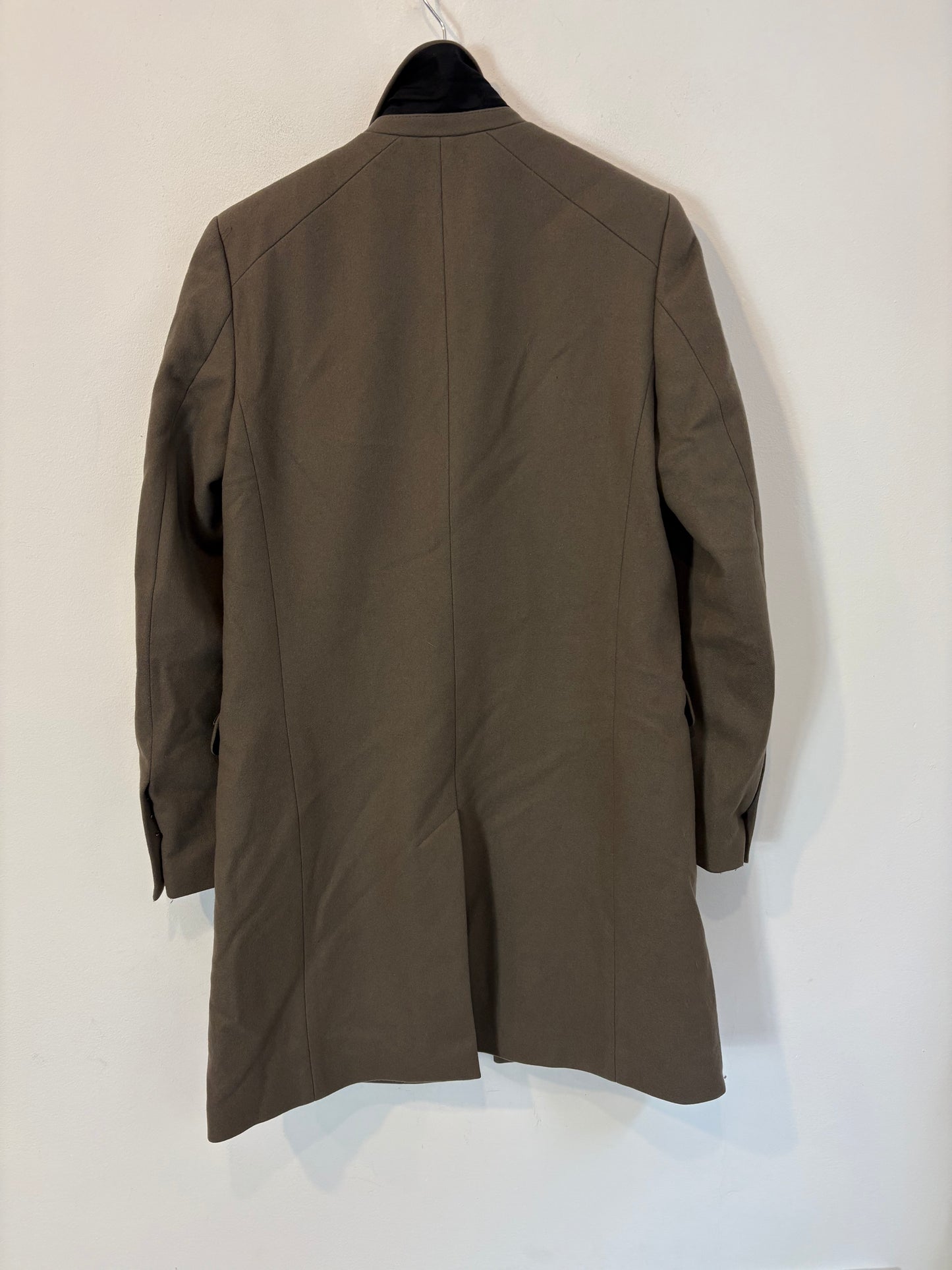 ZADIG & VOLTAIRE. Abrigo verde lana y cashmere