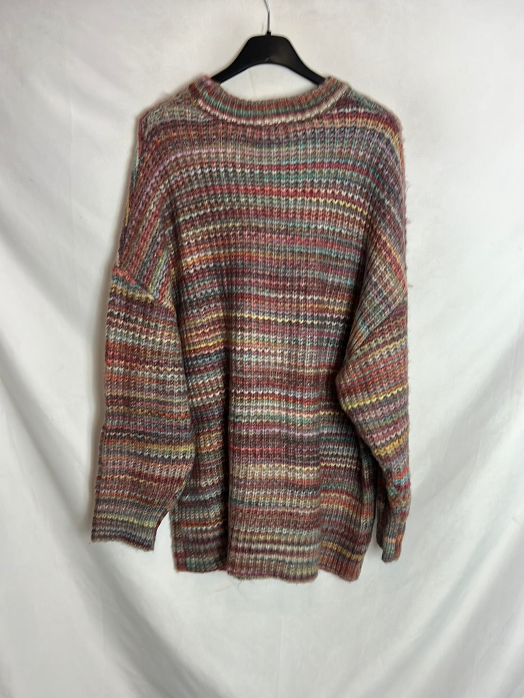 ZARA. Jersey largo multicolor. T M