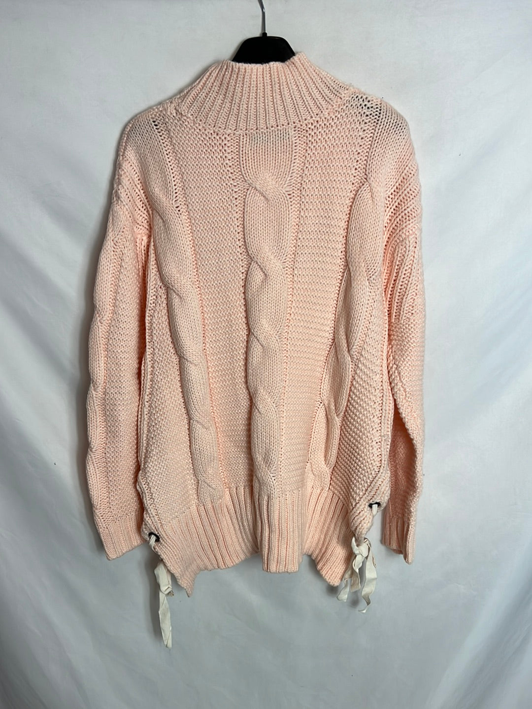 KORALLINE. Jersey rosa ochos. T M/L