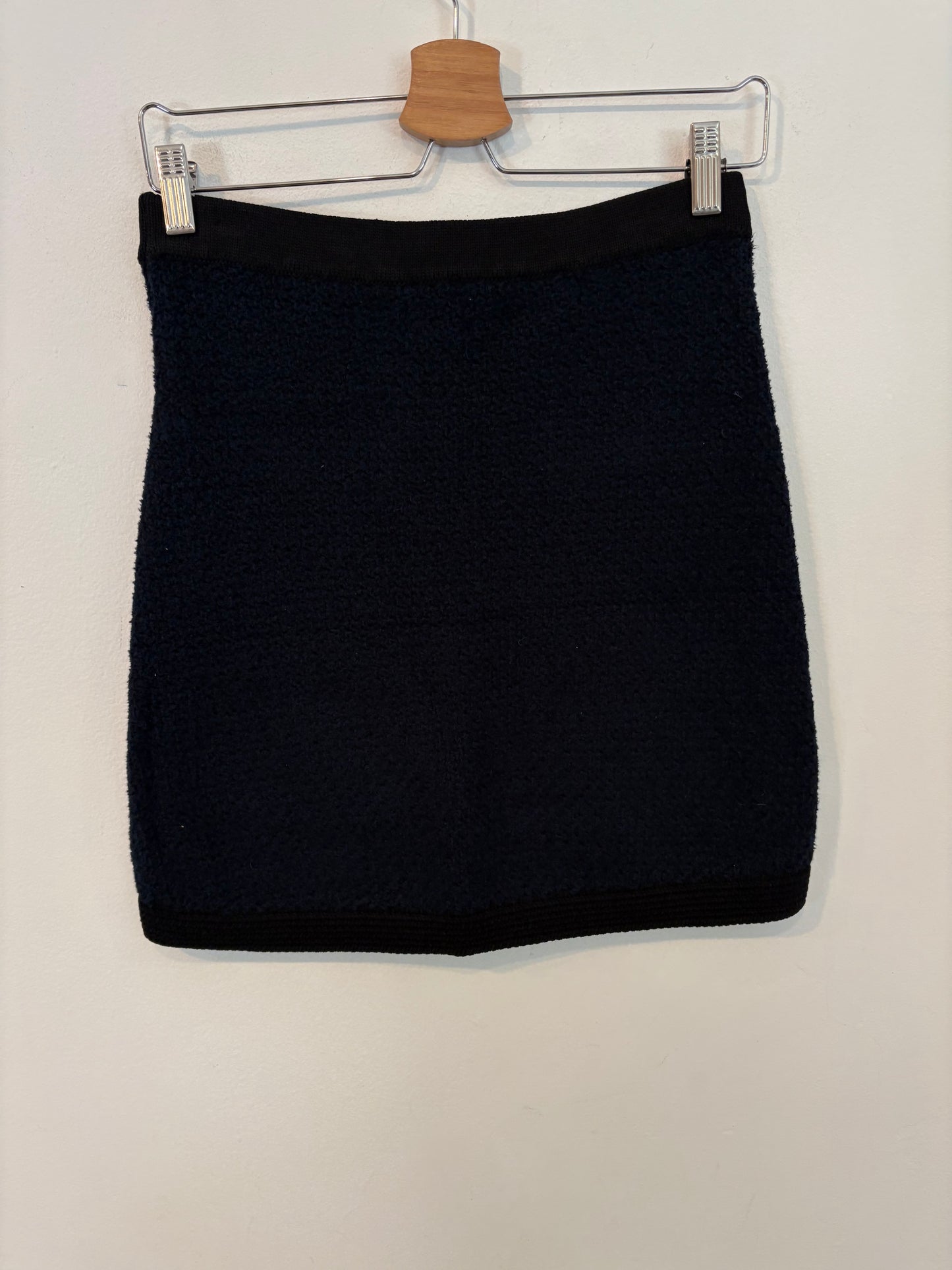 MASSIMO DUTTI. Total look falda y Cárdigan bicolor textura T.xs/s