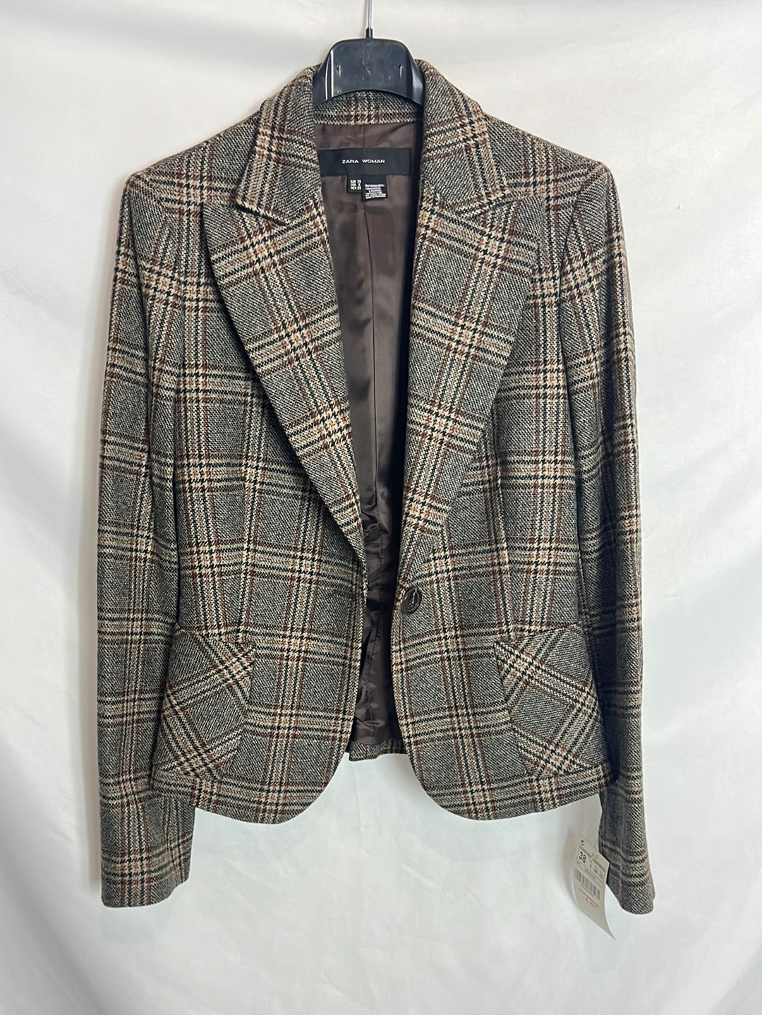 Chaqueta Tweed Zara Chaqueta Cuadros Verde Chaqueta Zara Cuadros