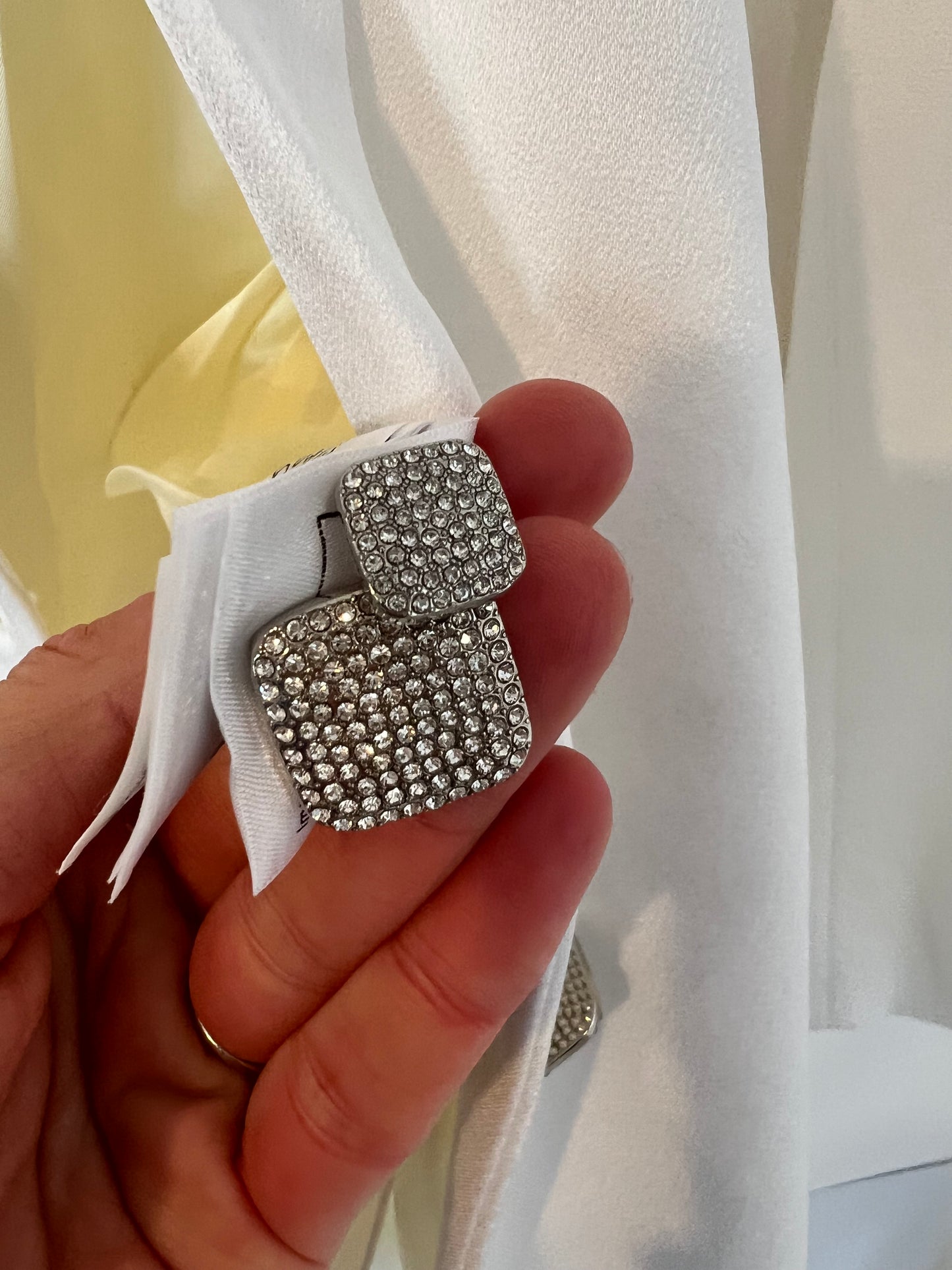 BA&SH. White satin blazer T.2(m)