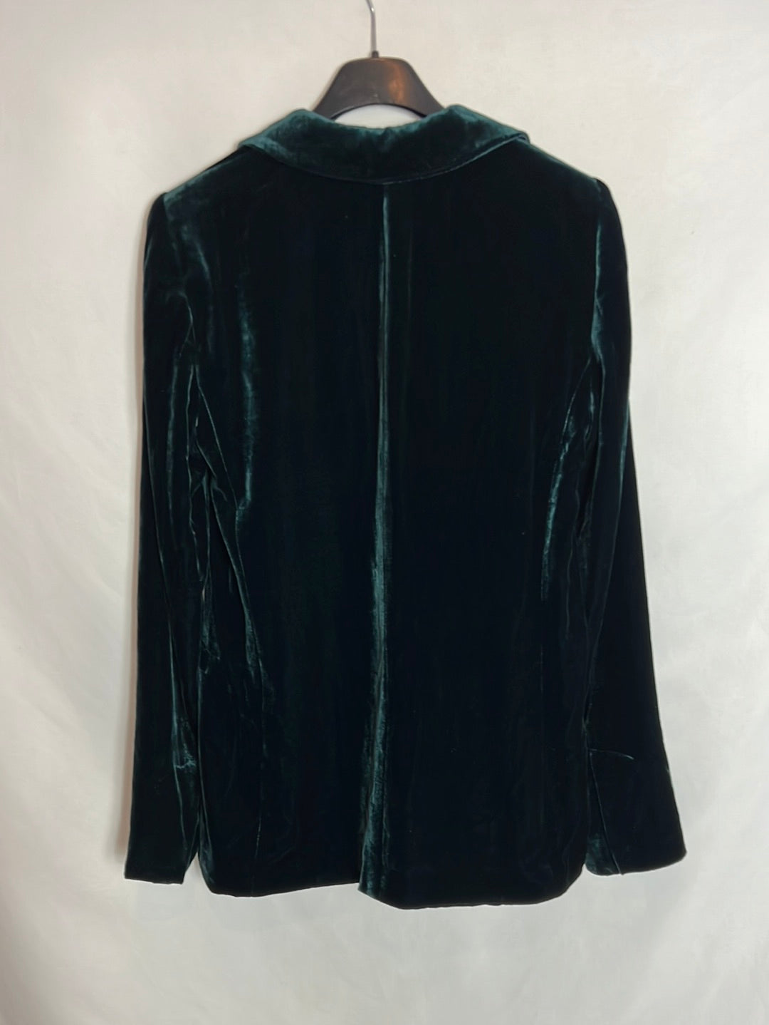 OTRAS. Blazer terciopelo azule petróleo . T S