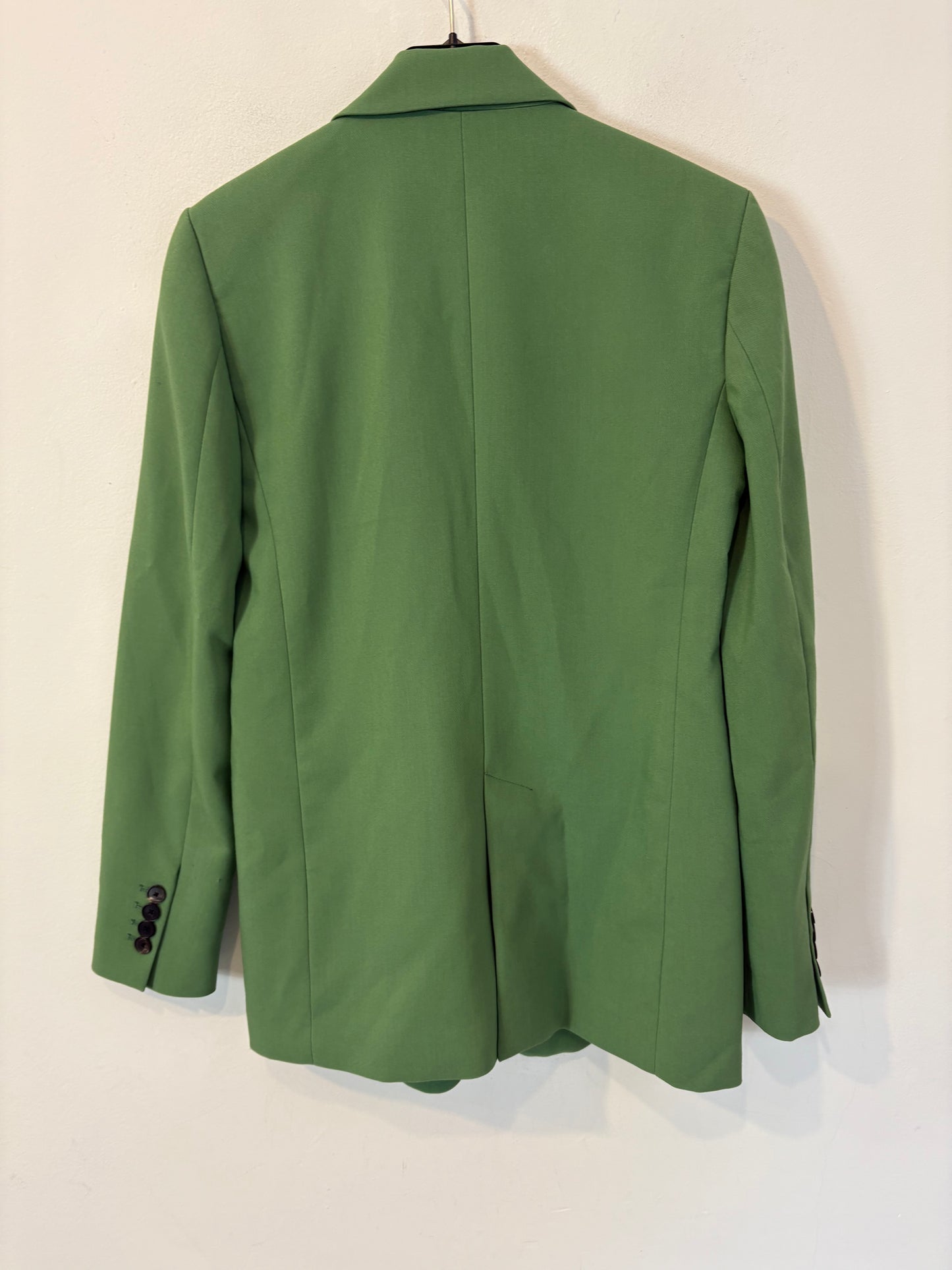 ZARA. Blazer verde fluida