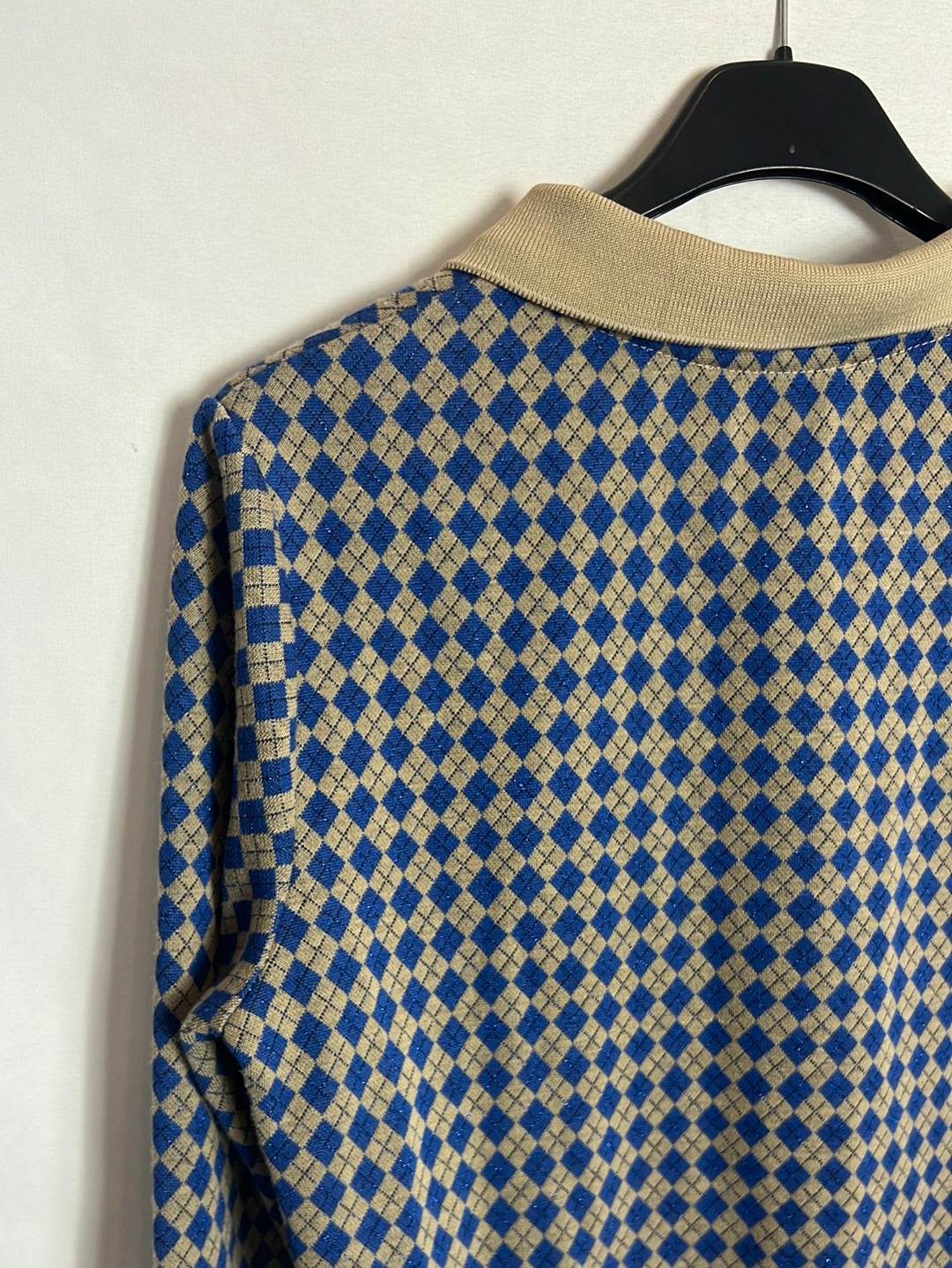 LUMINA. Jersey rombos bicolor. T S