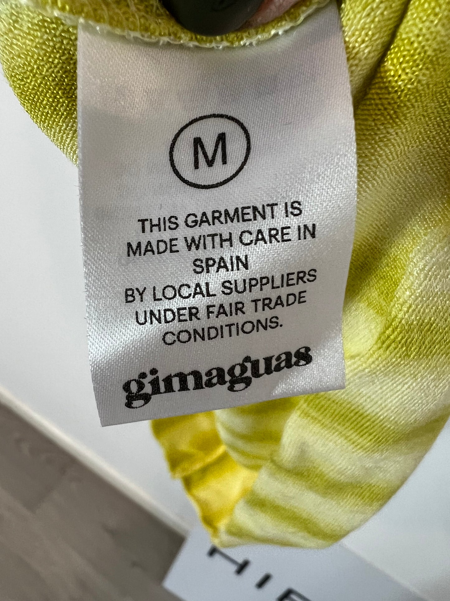 GIMAGUAS. Vestido corto estampado. T M