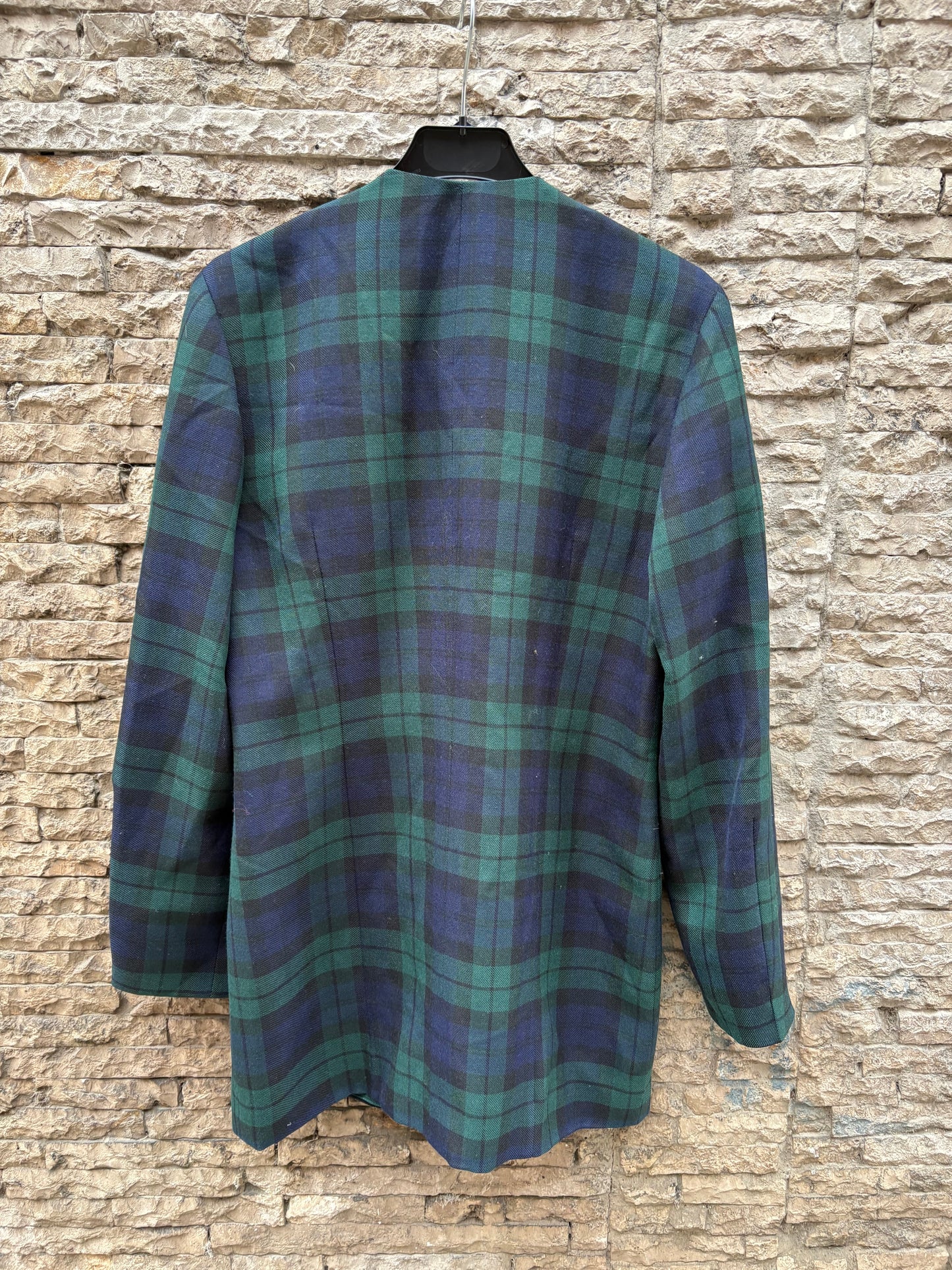 OTRAS. Chaqueta cuadros vintage lana