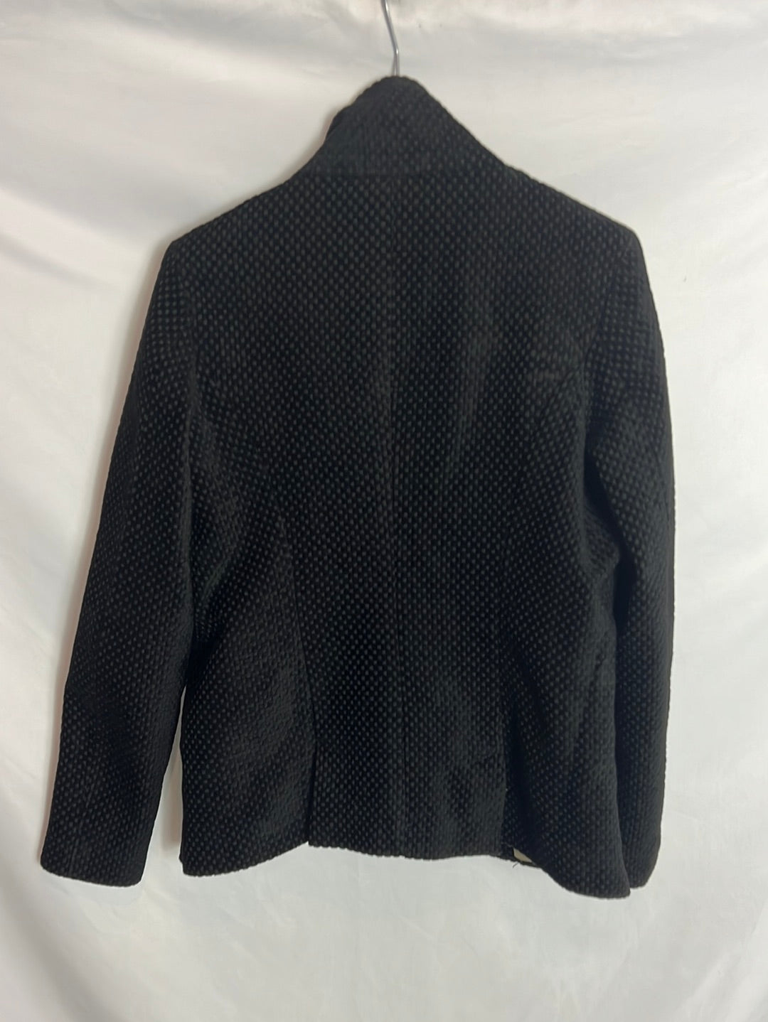 LAGA. Blazer negra textura . T S