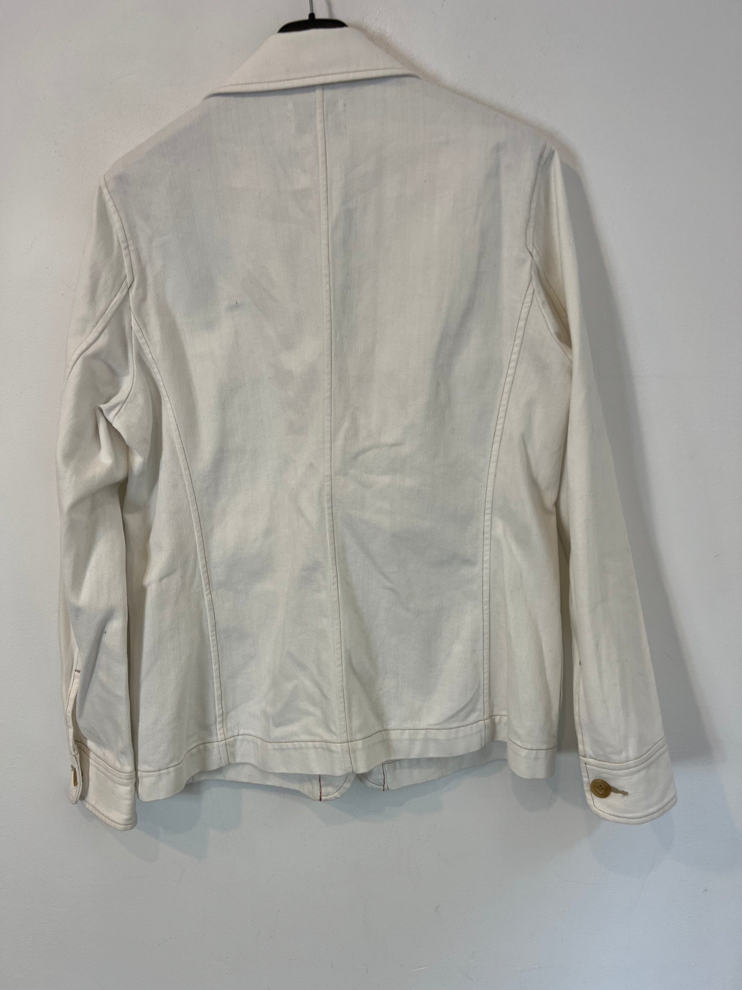 UNIQLO. White denim jacket with pockets. TS