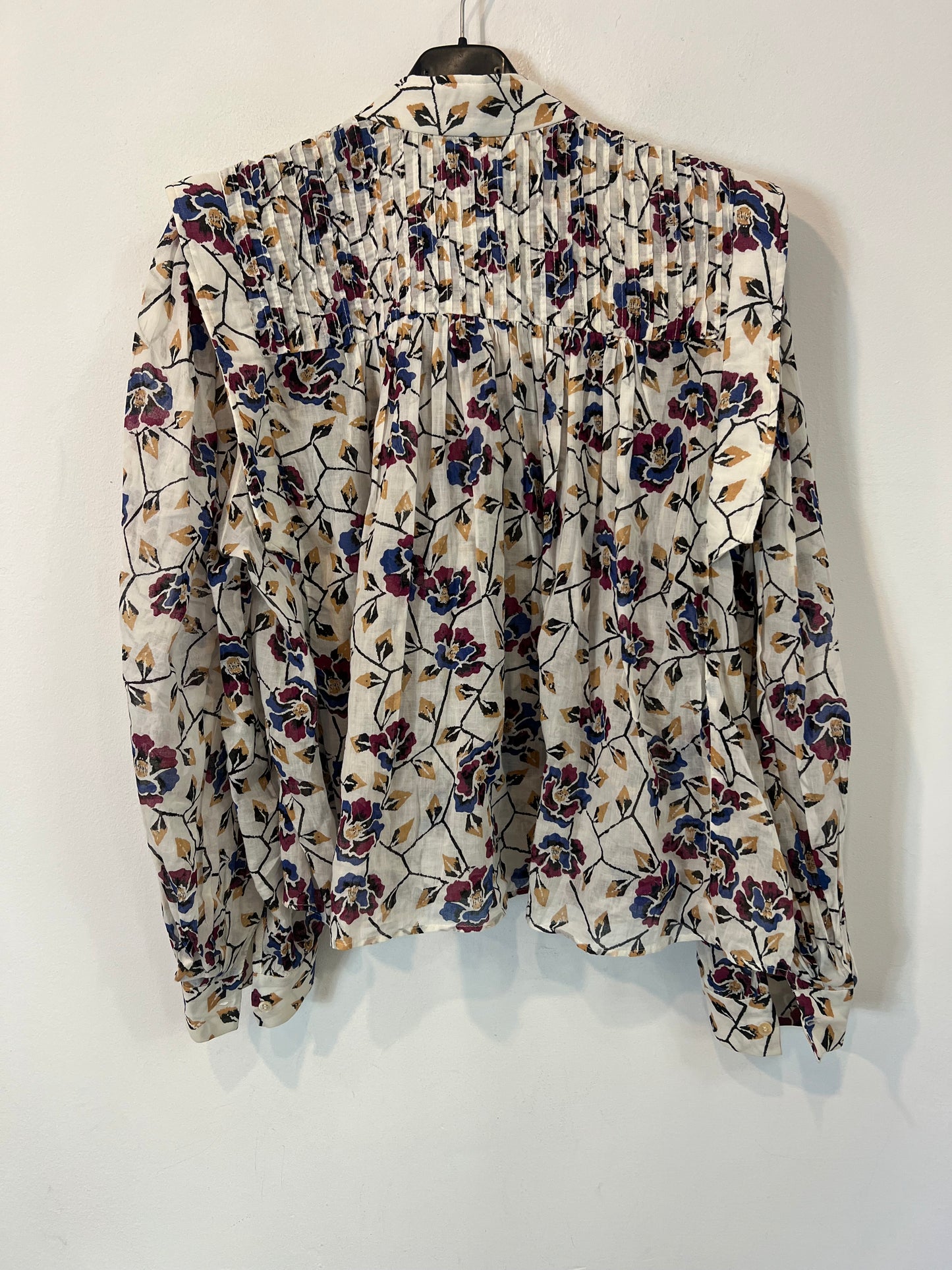 ISABEL ETOILÉ MARANT. Blusa blanca flores T.36