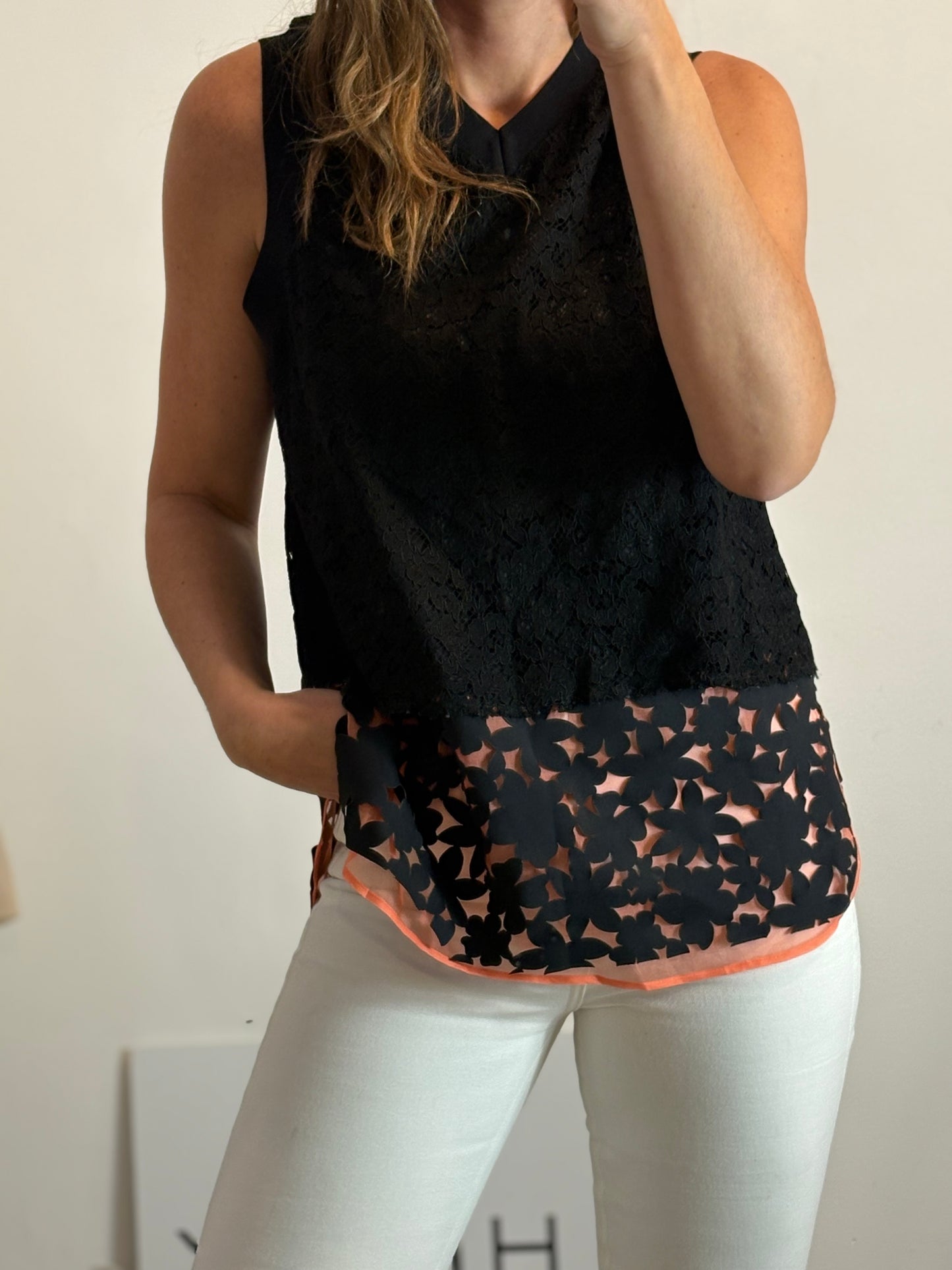 MSGM. Top doble textura