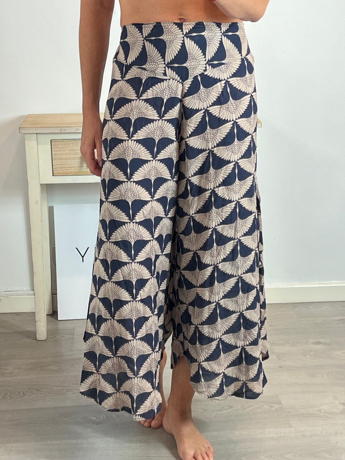 OTHER. Printed boho pants. TS/M