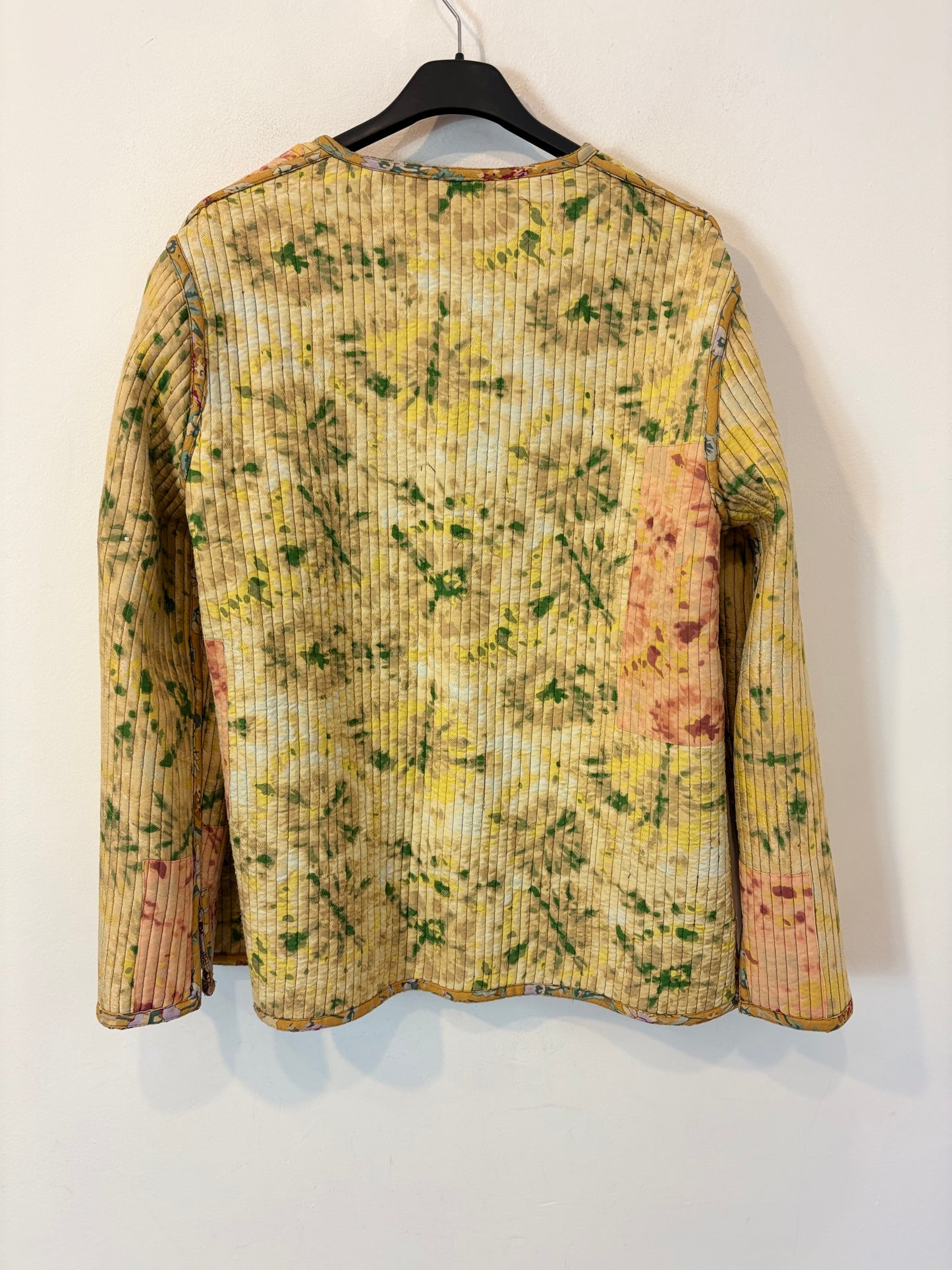 Chaqueta estampado multicolor textura reversible