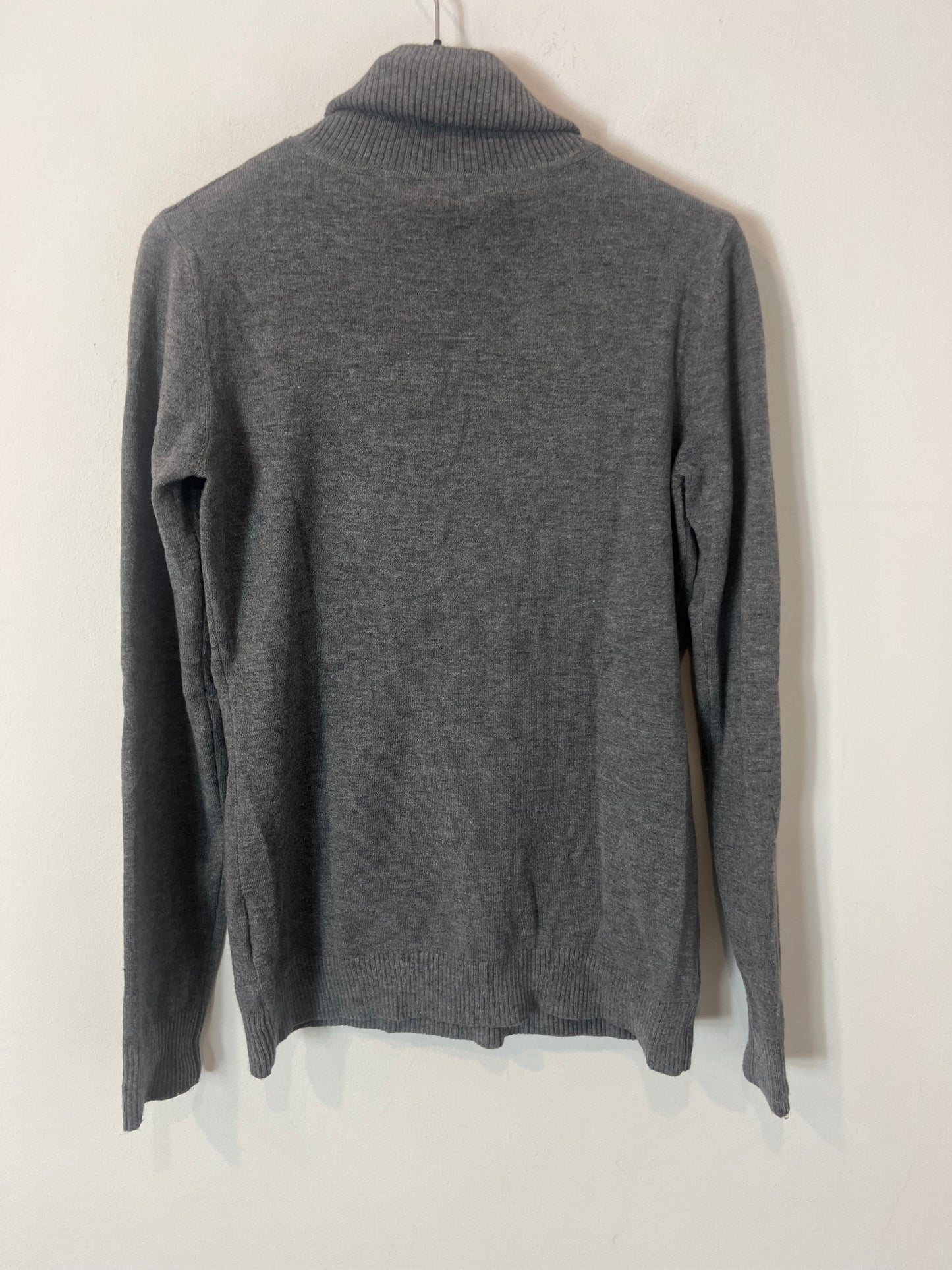 OTRAS. Jersey gris cuello vuelto. T L