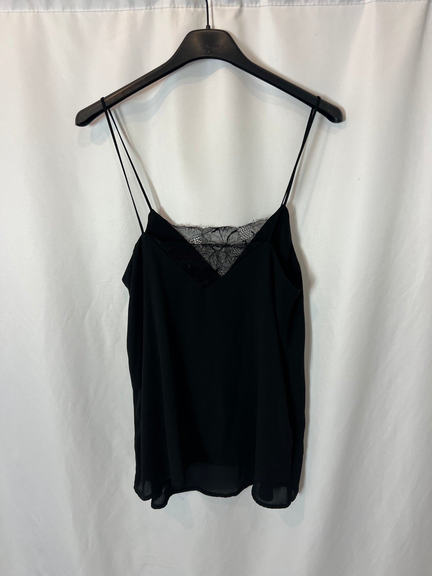 TOPSHOP. Black lingerie top T.36