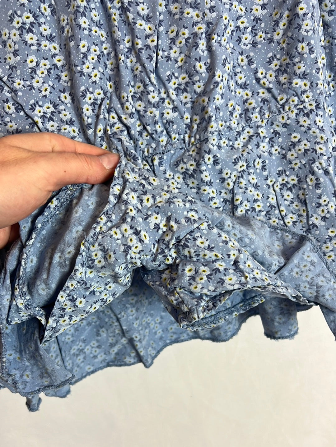 OTRAS. Falda pantalón flores mini. T S